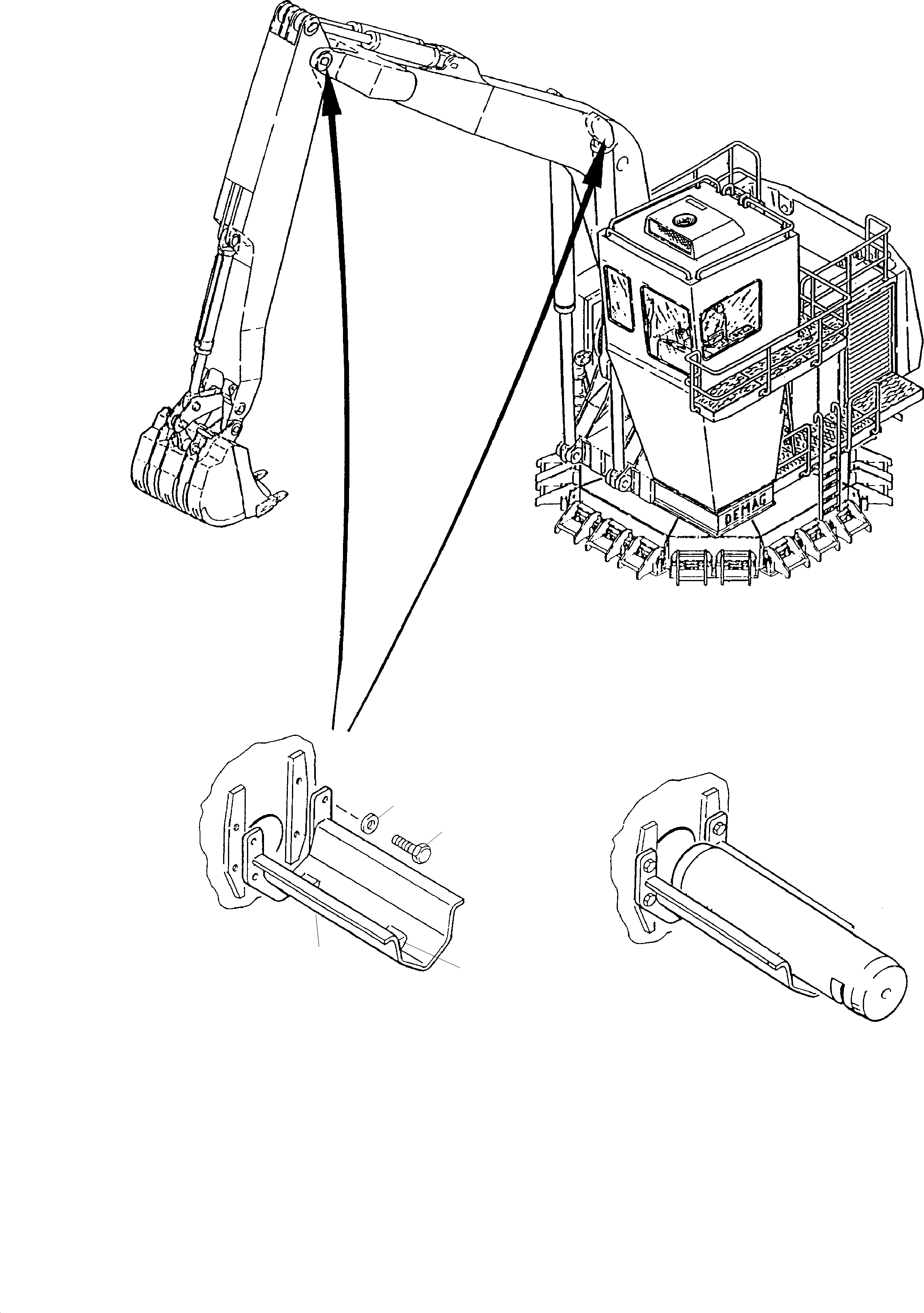 Excavators Mining Komatsu / PC3000-1A S/N 06233(g06233) / Mounting Tub(685-1070 : 685-1070)