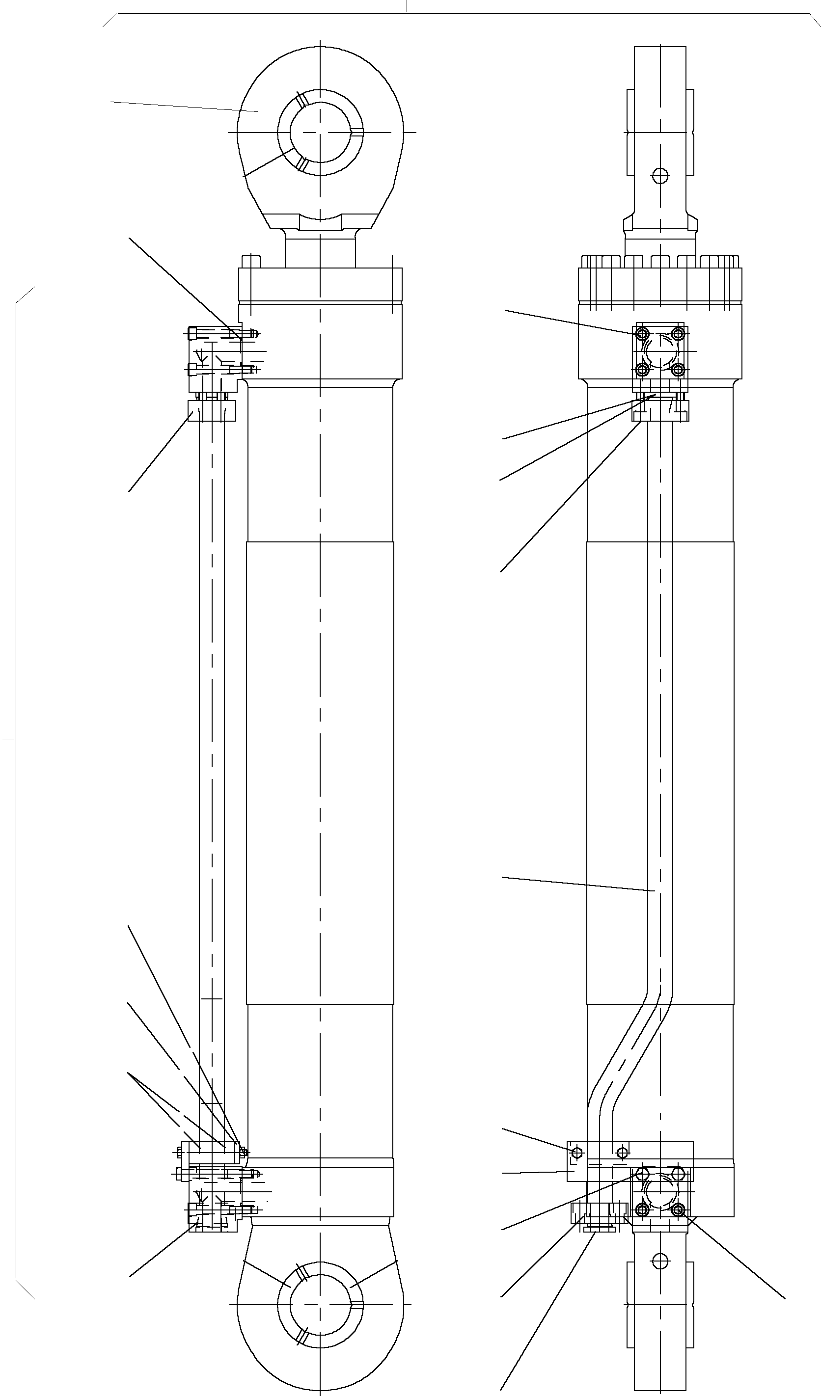 Excavators Mining Komatsu / PC3000-1A S/N 06233(g06233) / Backhoe Cylinder with Piping(685-4235b : 685-4235b)