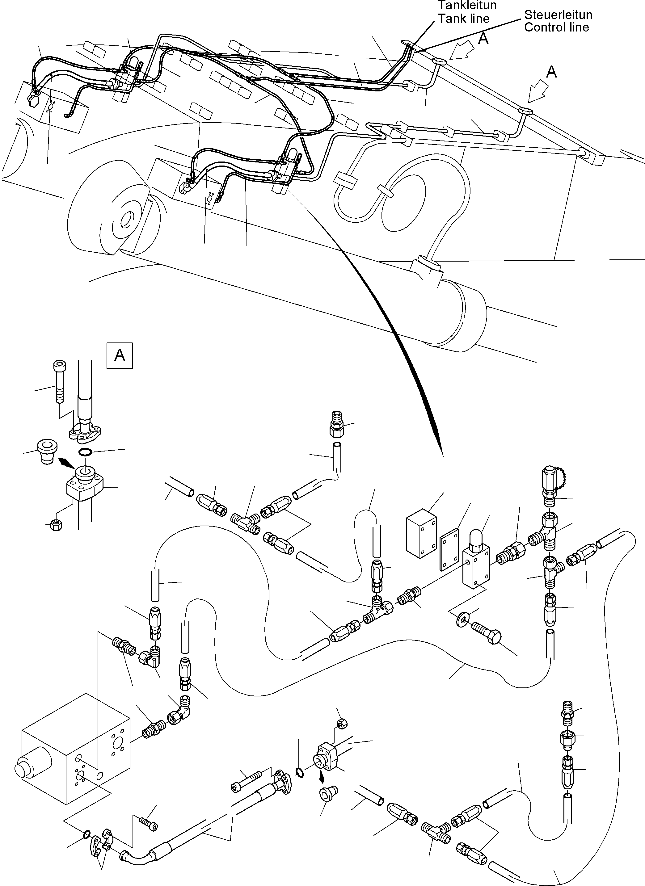 Excavators Mining Komatsu / PC3000-1A S/N 06233(g06233) / Backhoe-Boom 15,0 m(155-4011d : 155-4011d)