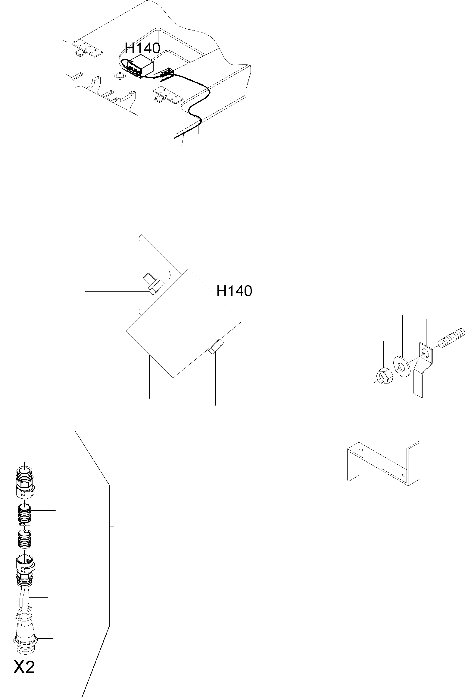 Excavators Mining Komatsu / PC3000-6 S/N 06248(g06248) / Movement Signal Arr.(485-2154b : 485-2154b)