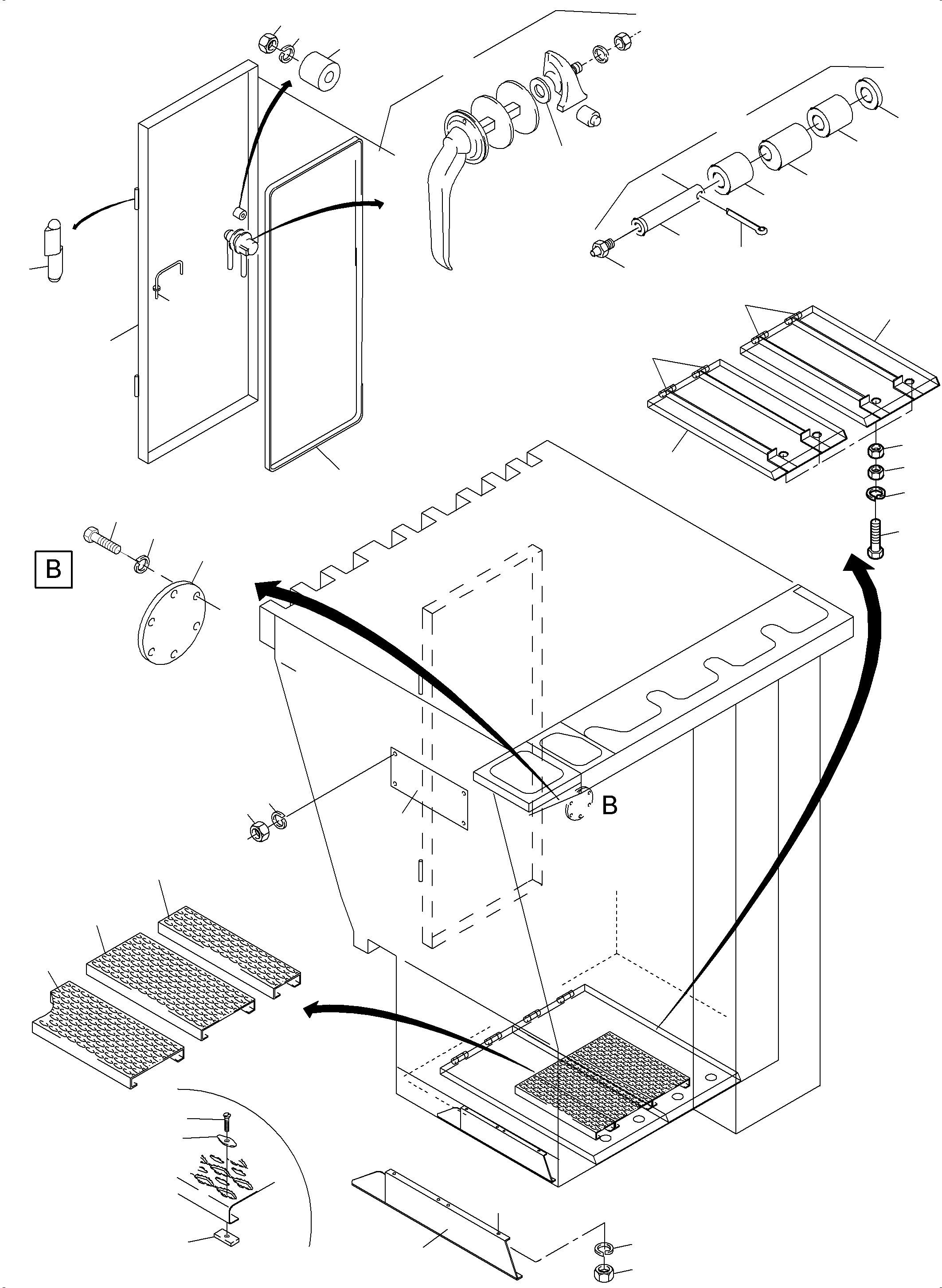 Excavators Mining Komatsu / PC3000-6E S/N 06292(g06292) / Cab Support(255-1918 : 255-1918)