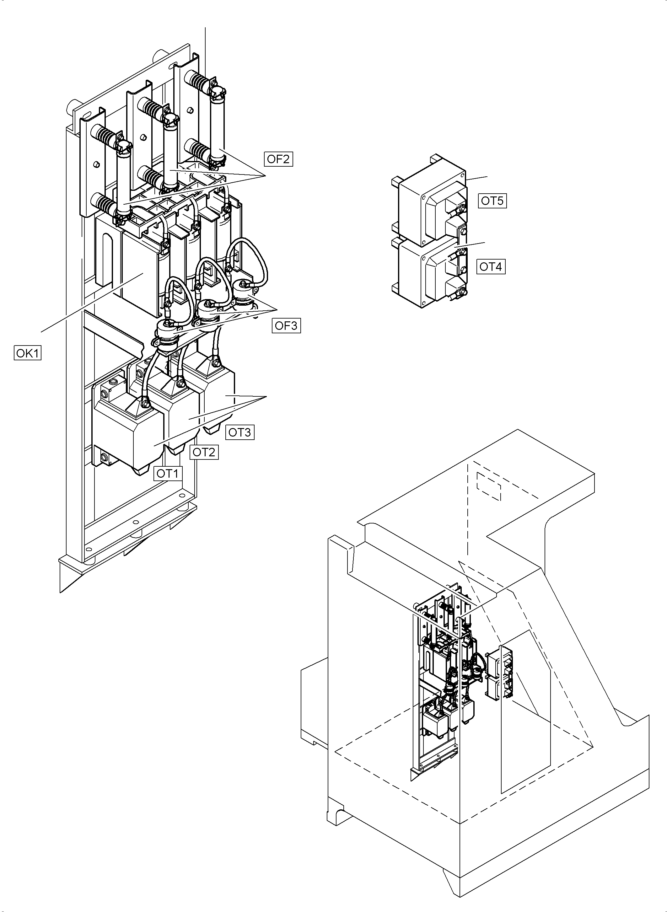 Excavators Mining Komatsu / PC3000-6E S/N 06292(g06292) / Switch Cabinet(991-1197 : 991-1197)