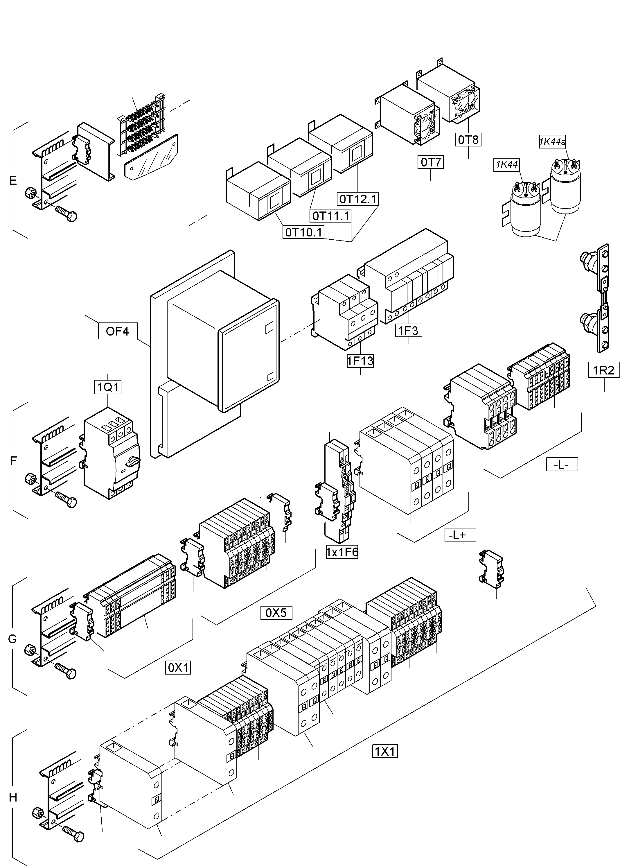 Excavators Mining Komatsu / PC3000-6E S/N 06296(g06296) / Electric-Mounting Plate - NS(991-1303 : 991-1303)