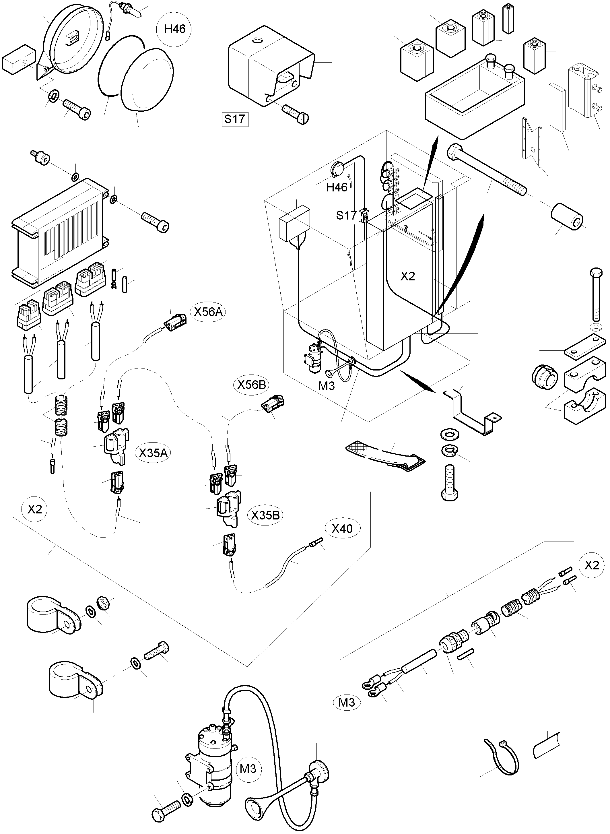 Excavators Mining Komatsu / PC3000-6E S/N 06299(g06299) / Electric - Cab Support(255-2135g : 255-2135g)