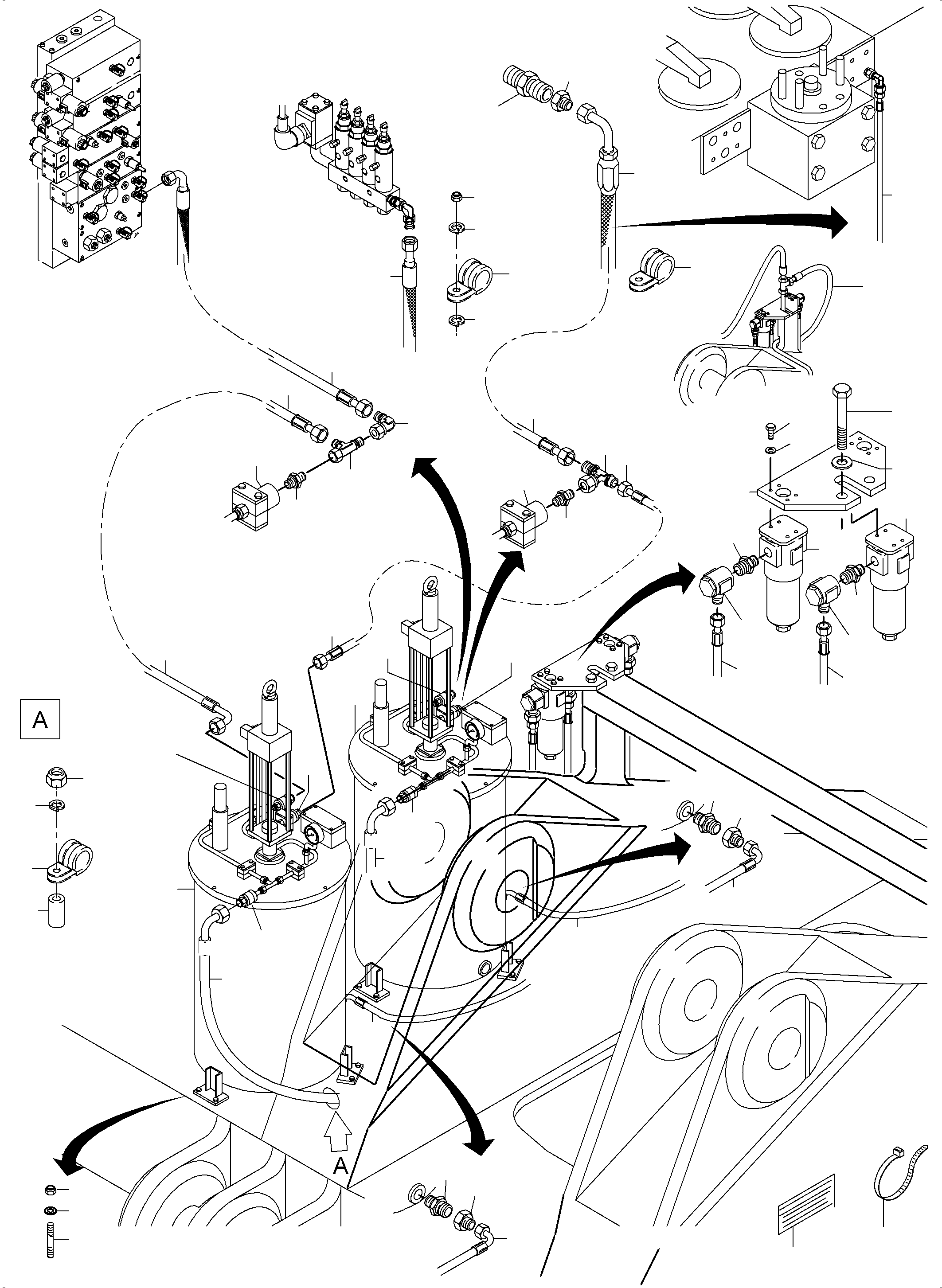 Excavators Mining Komatsu / PC3000-6E S/N 06299(g06299) / Lube Pump Arr. with Hydr. Drive(255-2311a : 255-2311a)