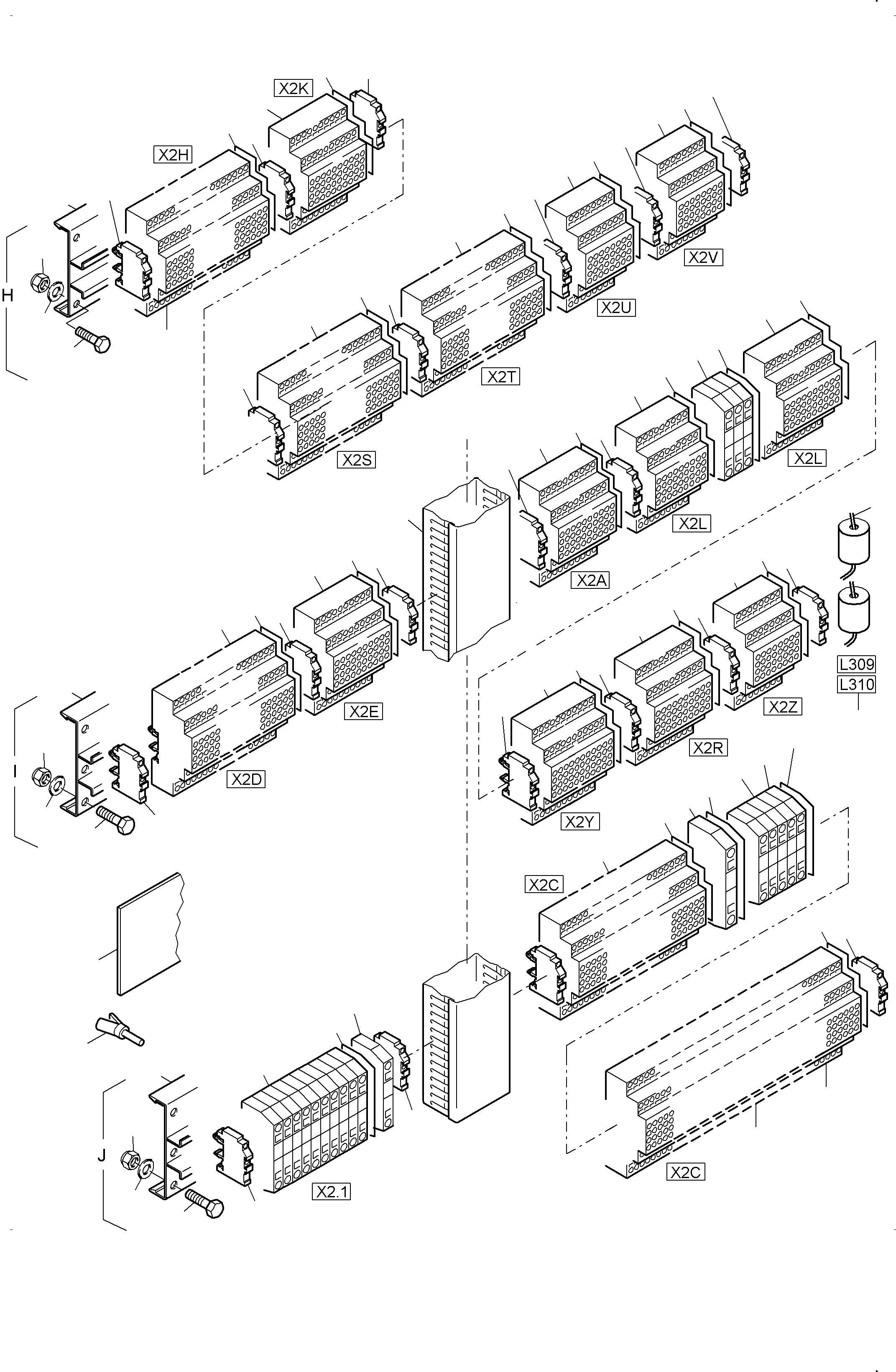 Excavators Mining Komatsu / PC3000-6E S/N 06299(g06299) / Main Switch Box X2 in Cab Support(255-2167a : 255-2167a)