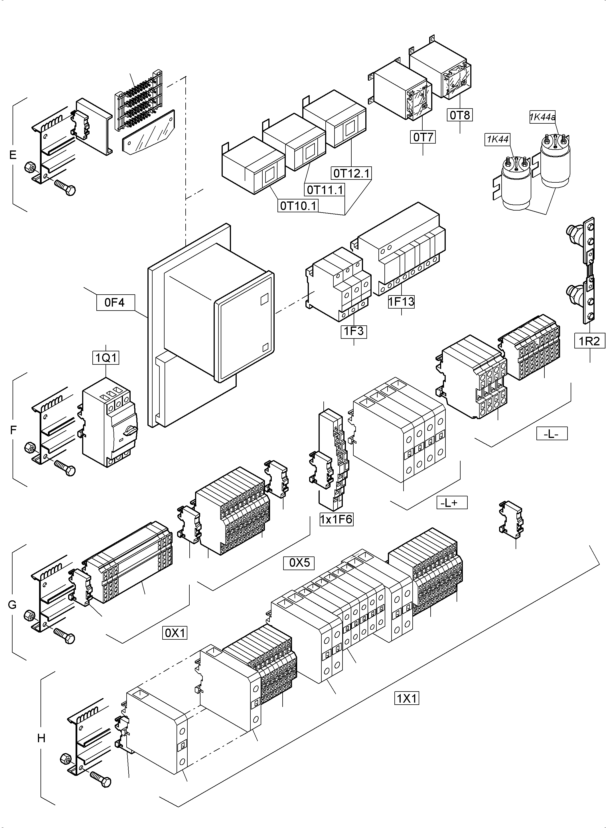 Excavators Mining Komatsu / PC3000-6E S/N 06299(g06299) / Electric-Mounting Plate - NS(991-1308 : 991-1308)