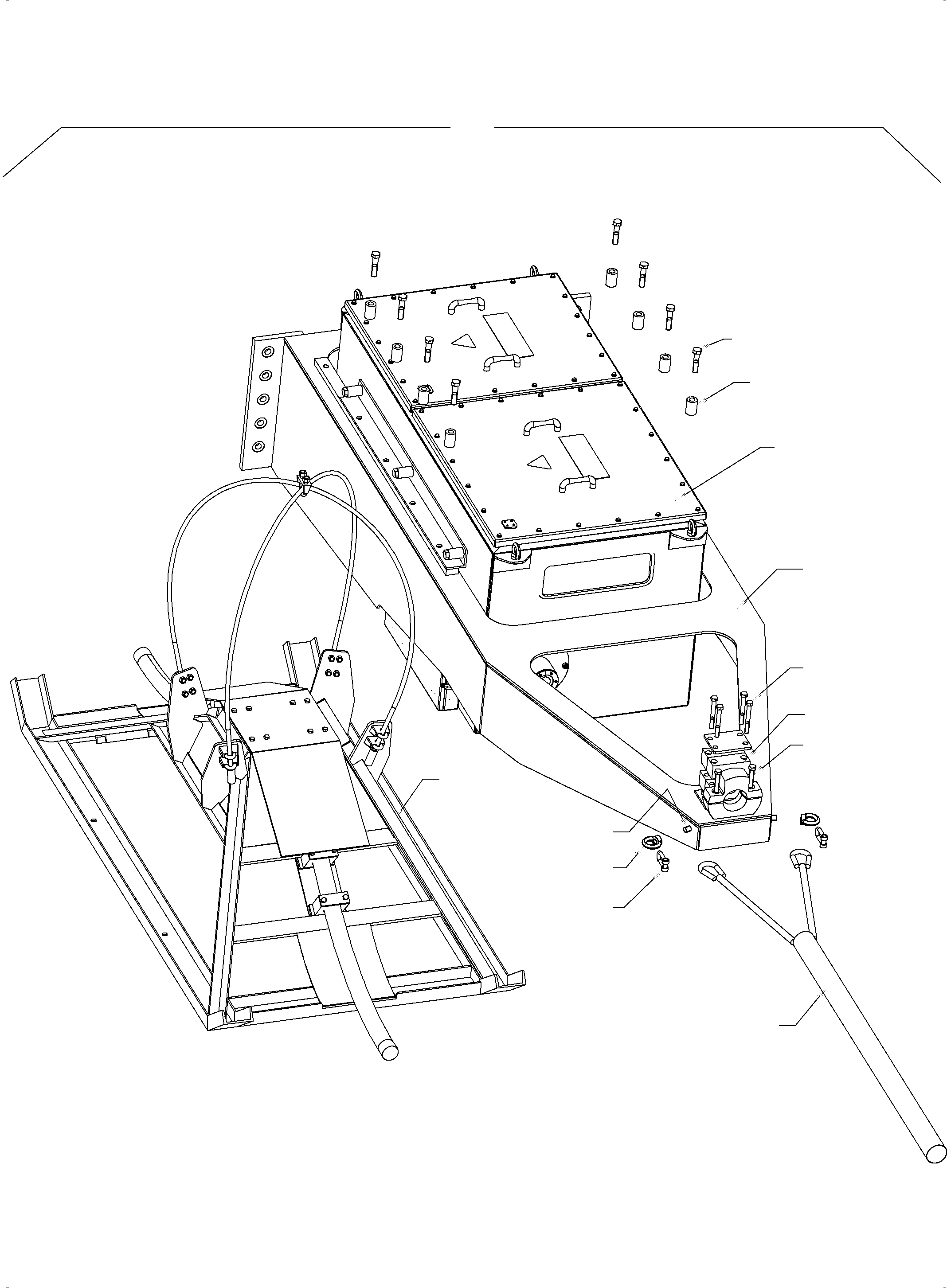 Komatsu parts book diagram for PC3000-6E S/N 06361: CABLE SUPPLY