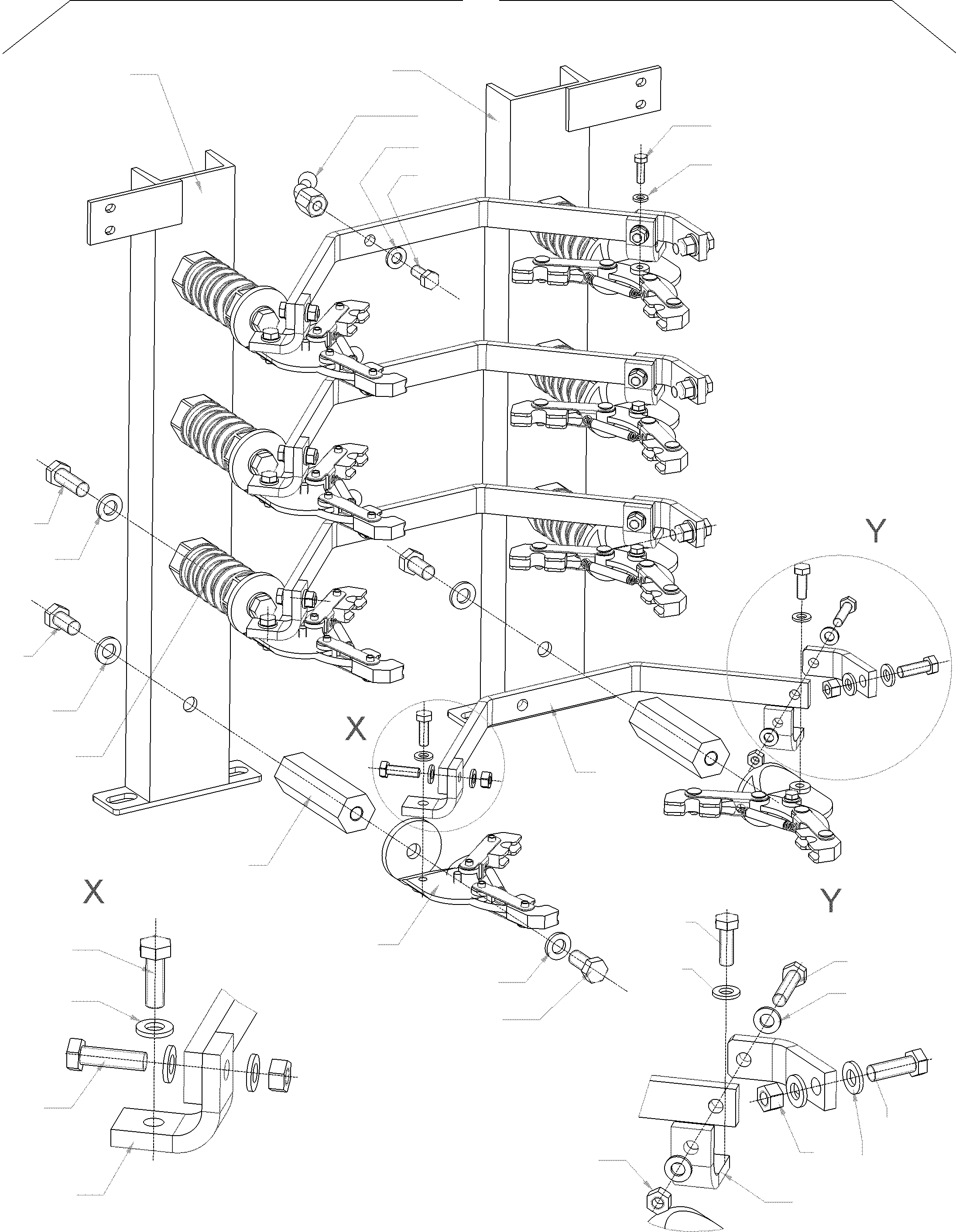 Komatsu parts book diagram for PC3000-6E S/N 06361: CURRENT SUPPLY UNIT