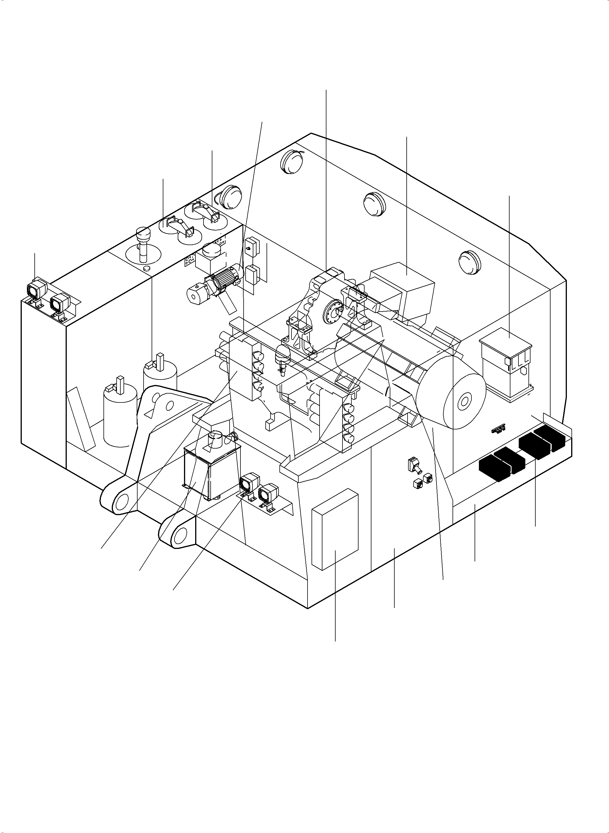 Komatsu parts book diagram for PC3000-6E S/N 06361: ELECTRIC EQUIPMENT
