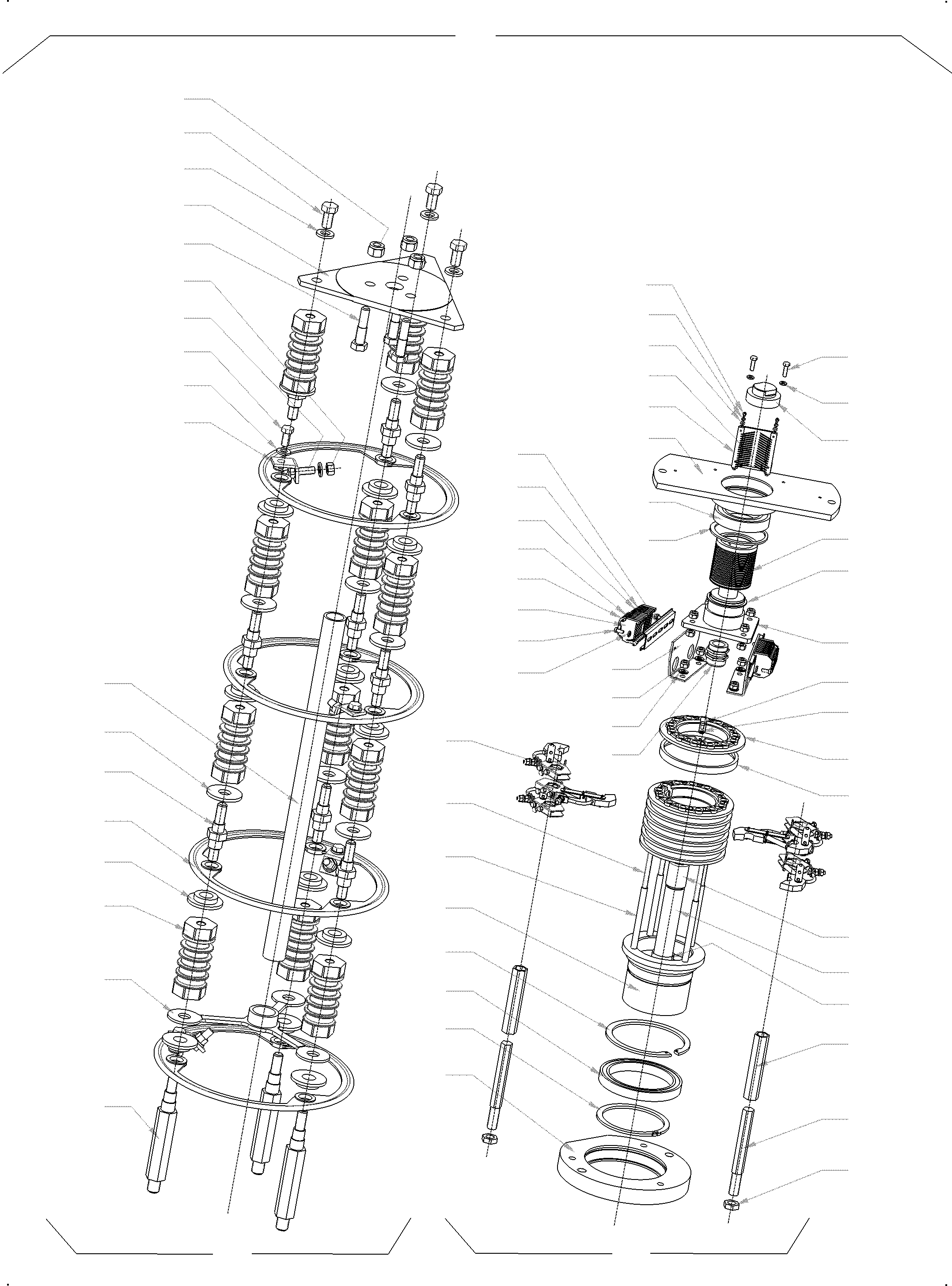 Komatsu parts book diagram for PC3000-6E S/N 06361: RING BODY