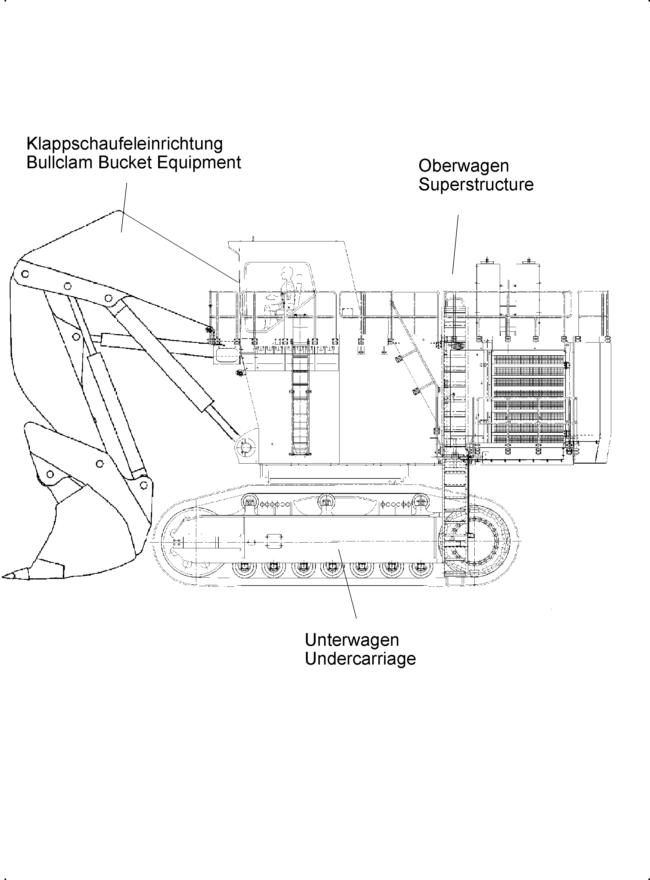 Komatsu parts book diagram for PC3000-6 S/N 06369: 