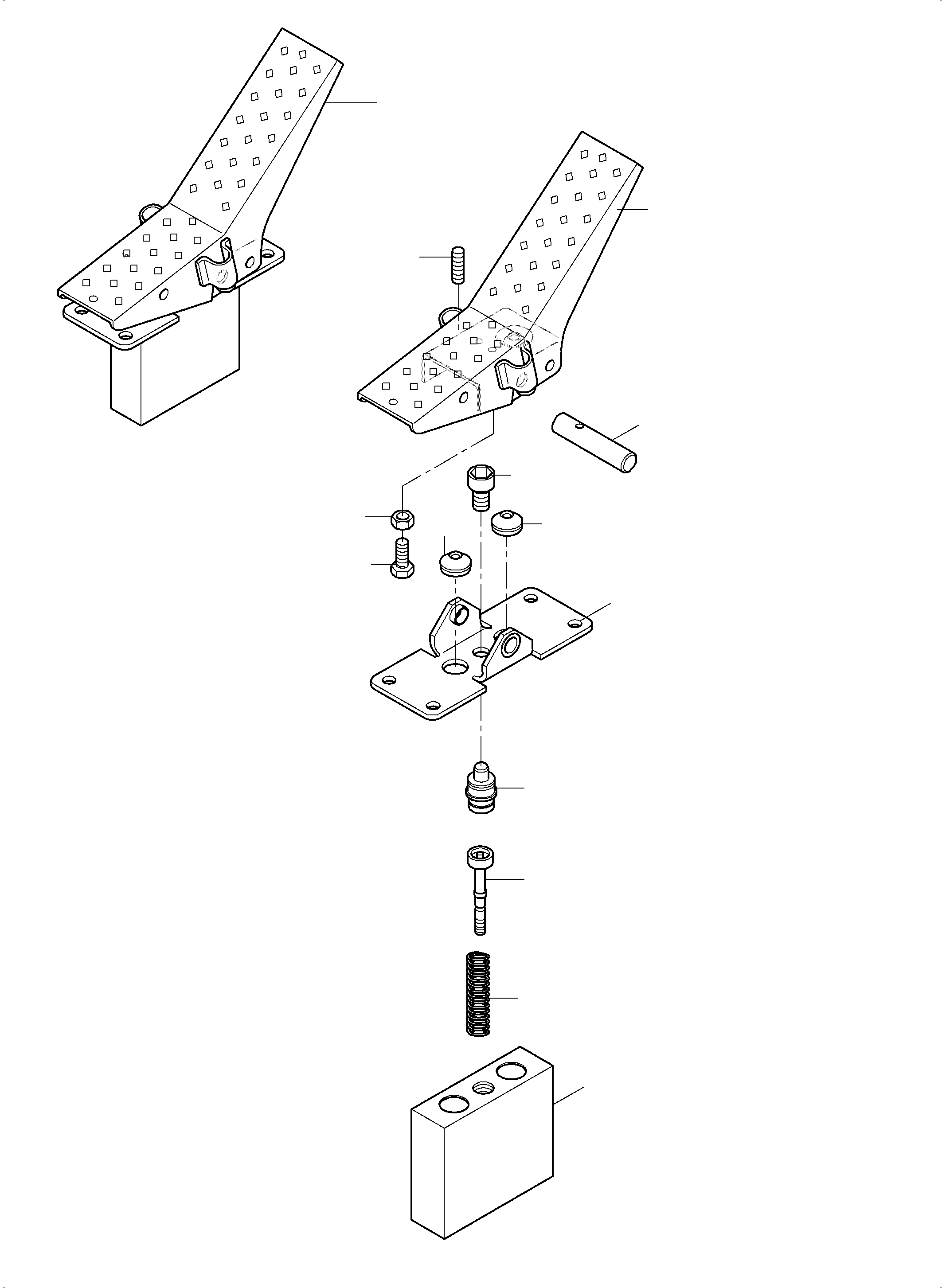 Komatsu parts book diagram for PC3000-6 S/N 06375: PILOT OIL UNIT