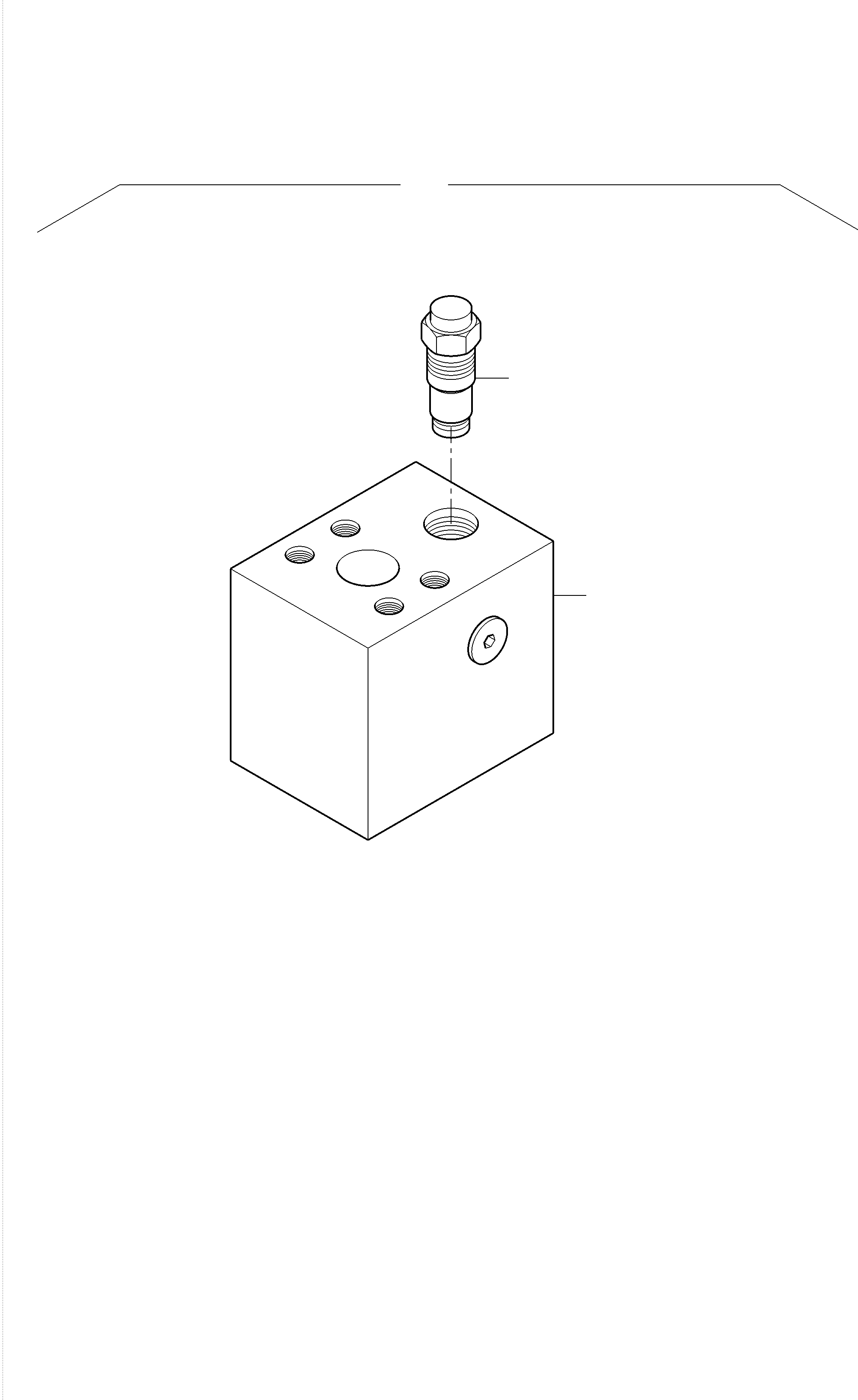 Komatsu parts book diagram for PC3000-6 S/N 06375: THROTTLE CHECK VALVE