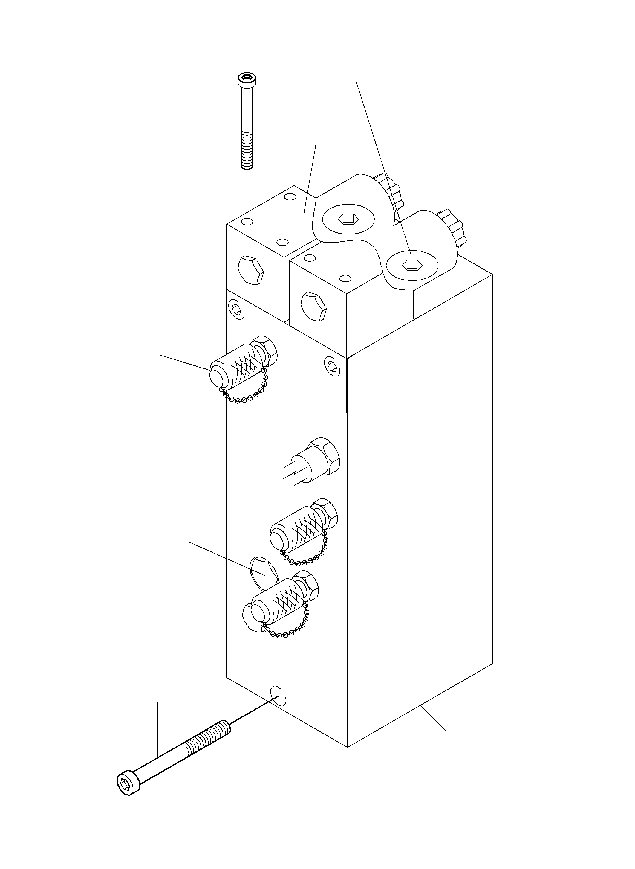 Komatsu parts book diagram for PC3000-6 S/N 06381: VALVE - SLEW GEAR