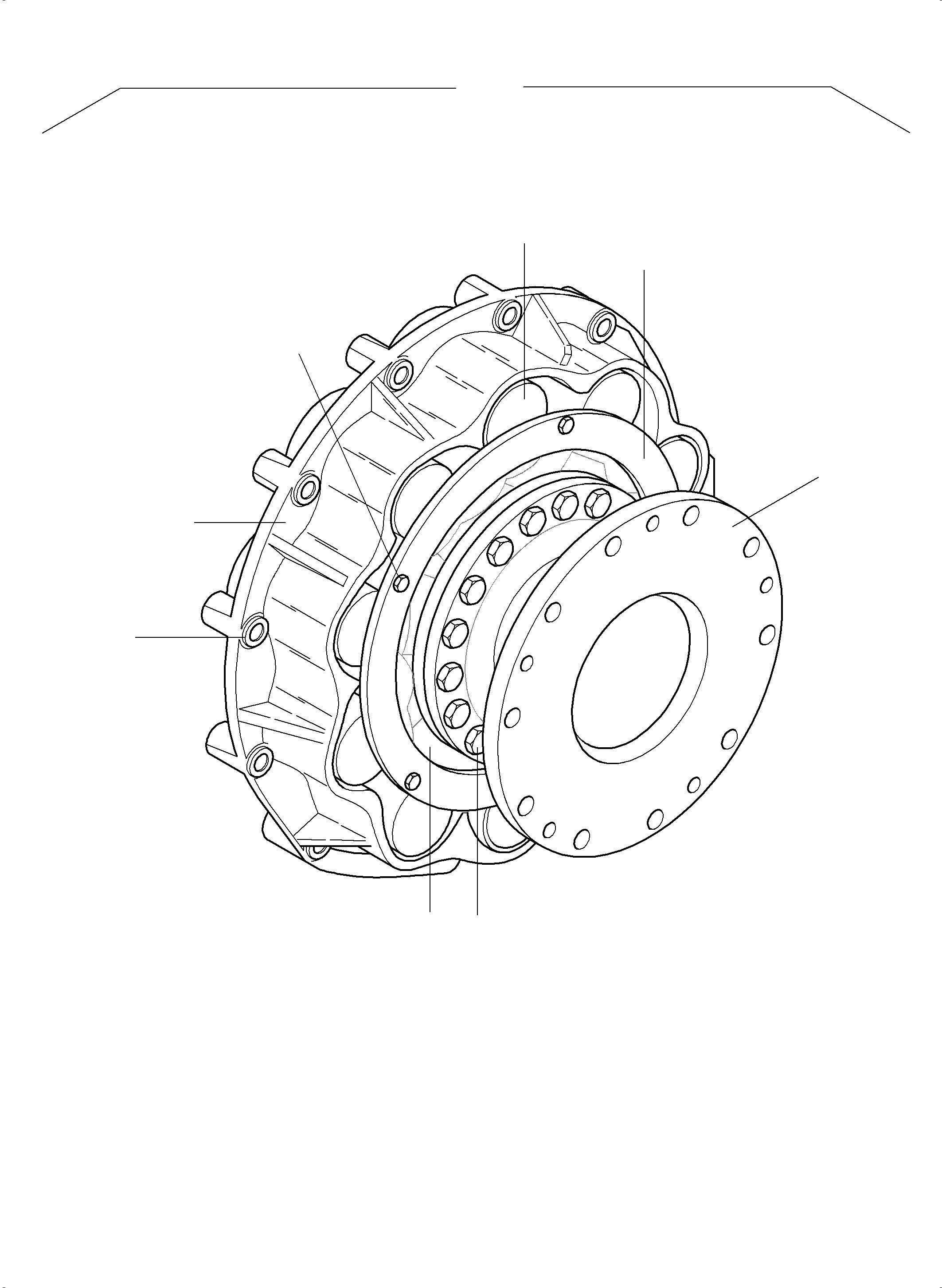 Komatsu parts book diagram for PC3000-6 S/N 06381: COUPLING