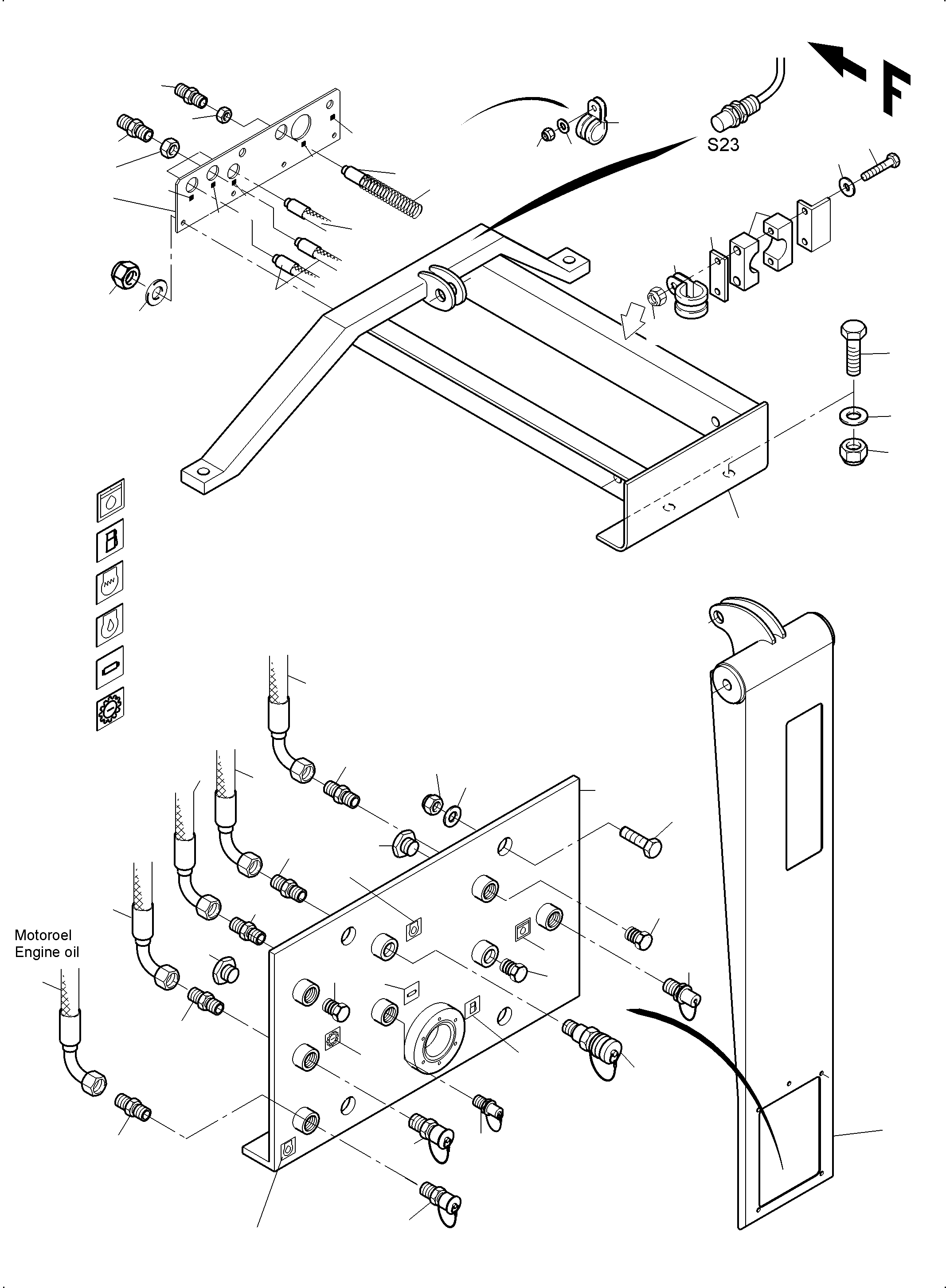 Komatsu parts book diagram for PC3000-6 S/N 06381: REFUELING EQUIPMENT