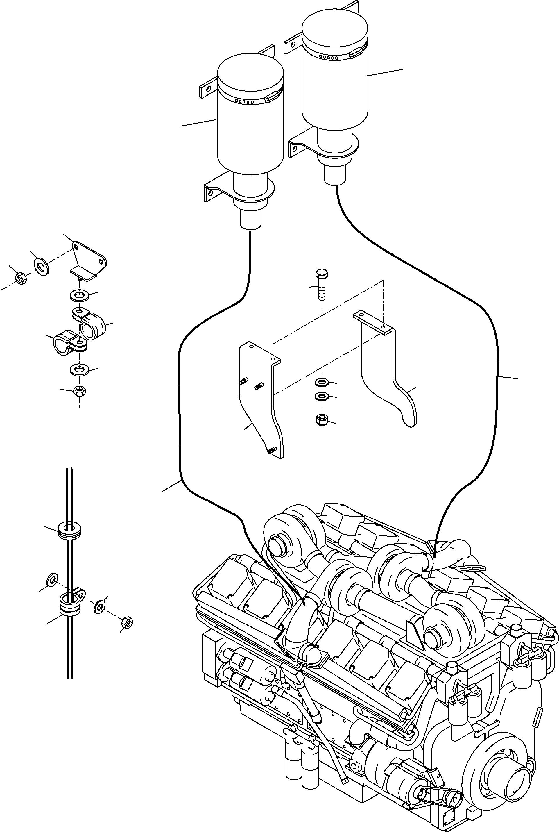Komatsu parts book diagram for PC3000-6 S/N 06381: COLD-STARTING-SYSTEM
