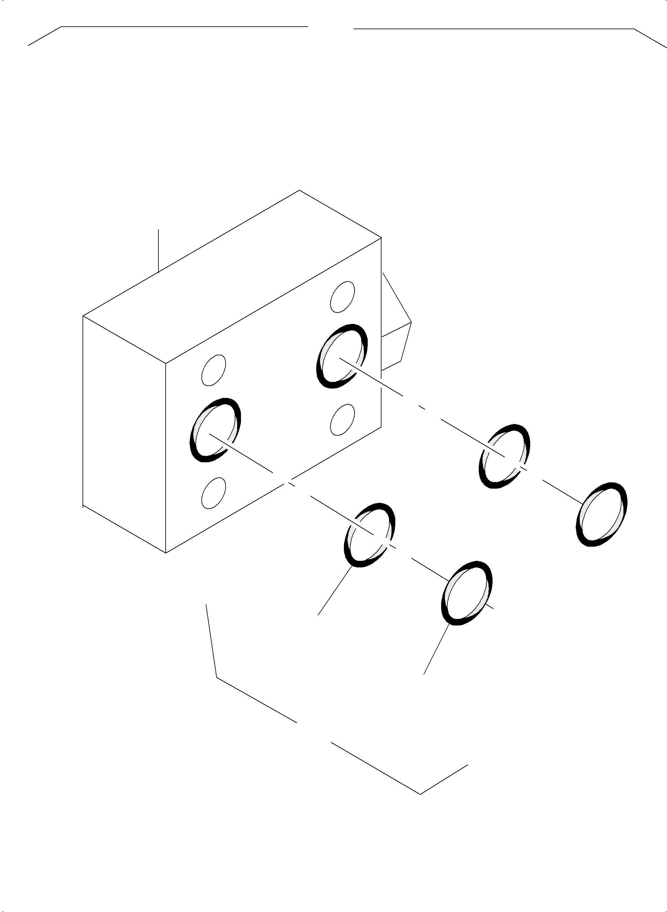 Komatsu parts book diagram for PC3000-6 S/N 06382: ANTICAVITATION VALVE