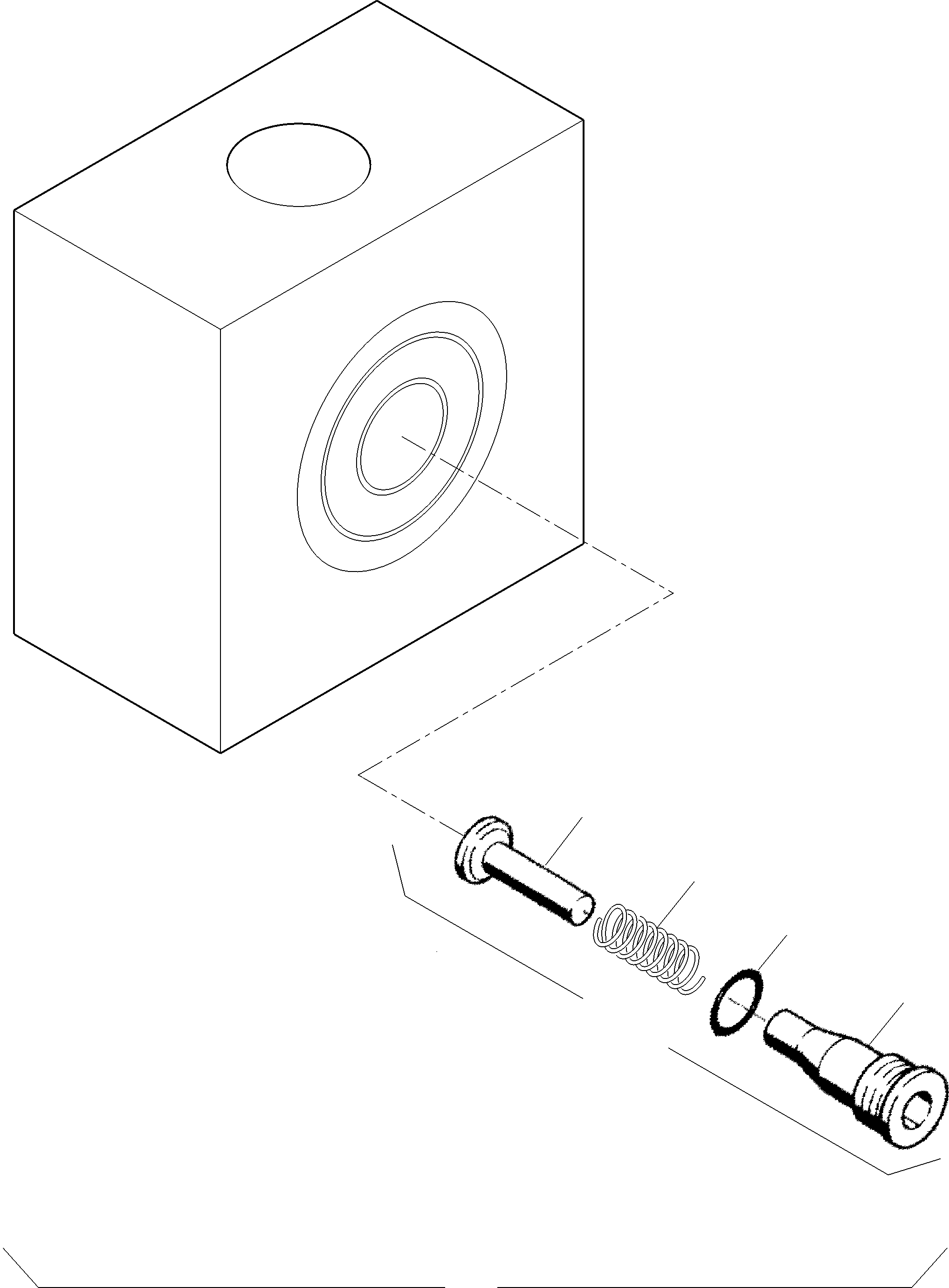 Komatsu parts book diagram for PC3000-6 S/N 06382: ANTICAVITATION VALVE