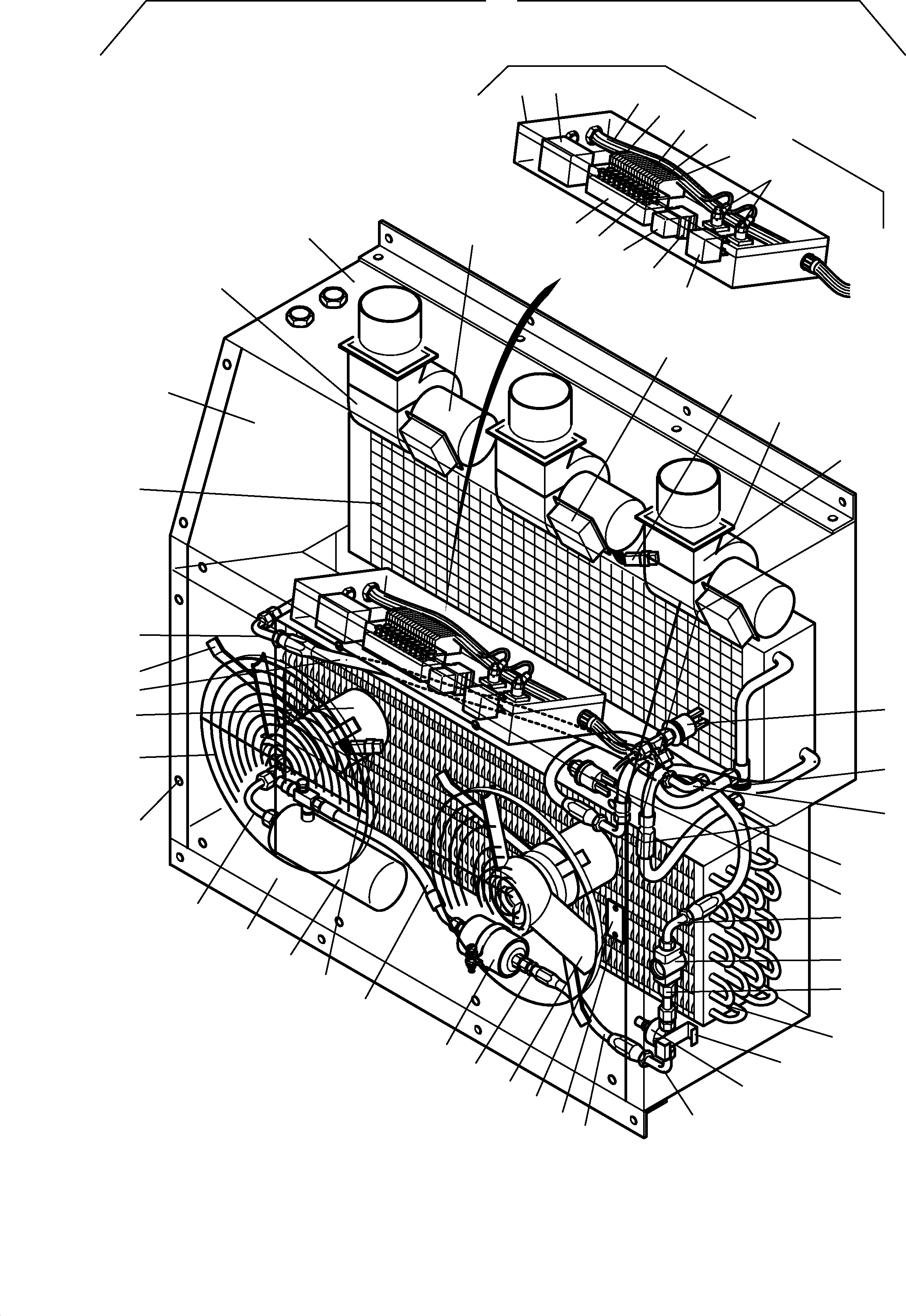 Excavators Mining Komatsu / PC4000-6 S/N 08153(g08153) / Air Conditioning Unit(991-0328 : 991-0328)