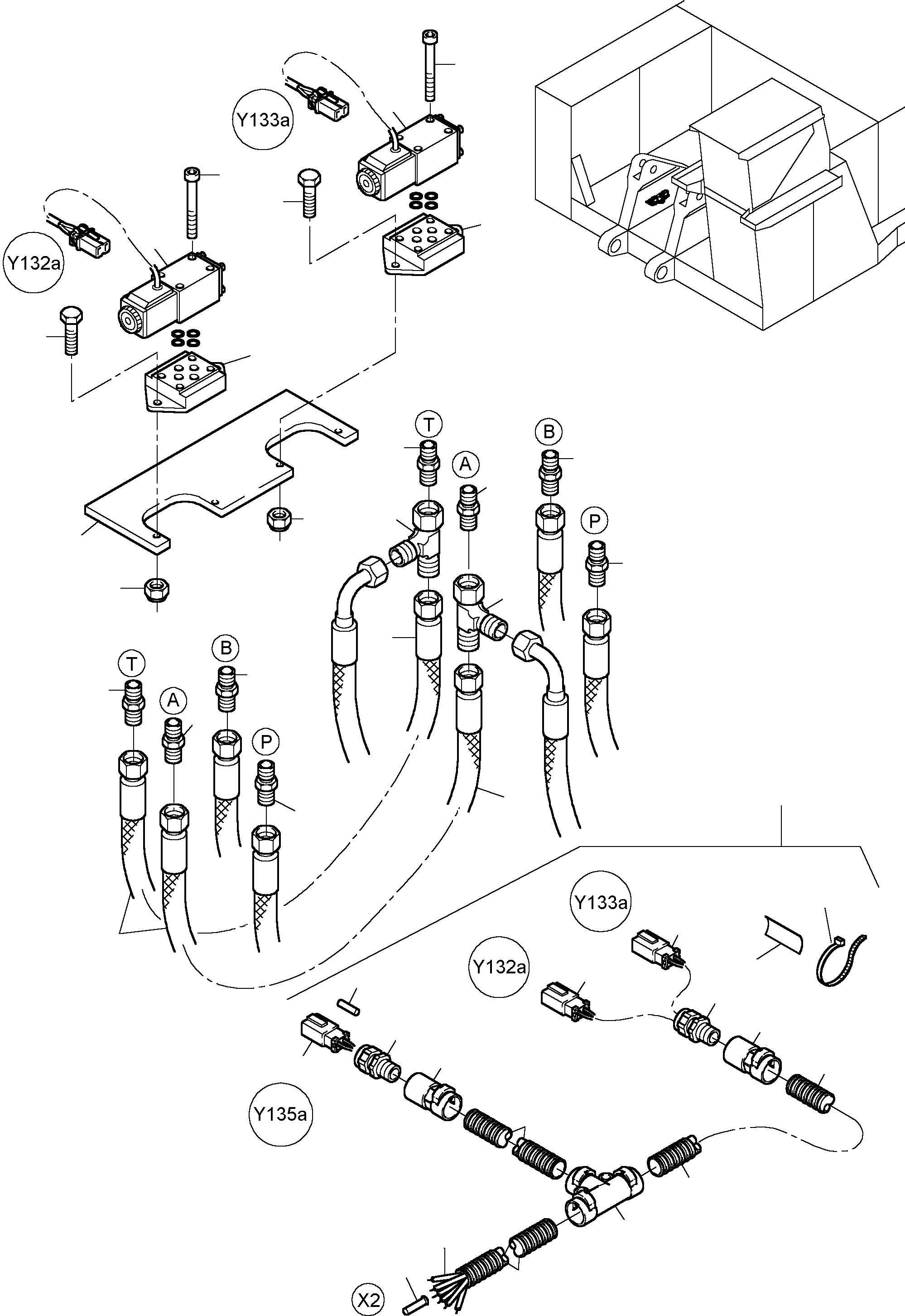 Excavators Mining Komatsu / PC4000-6 S/N 08153(g08153) / Float Position(355-1895 : 355-1895)