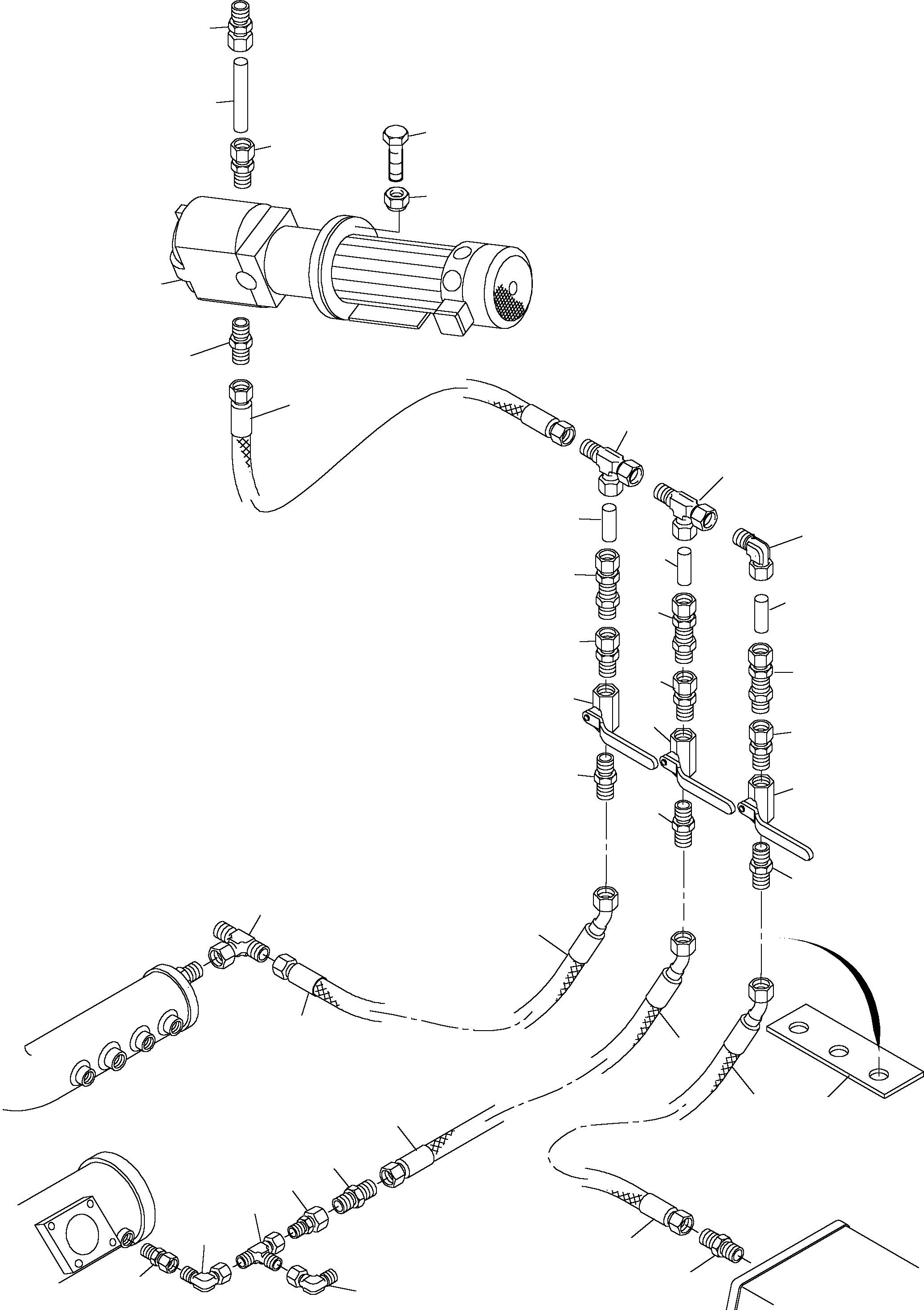 Excavators Mining Komatsu / PC4000-6 S/N 08153(g08153) / Transfusing Pump, Mounting(355-1805 : 355-1805)