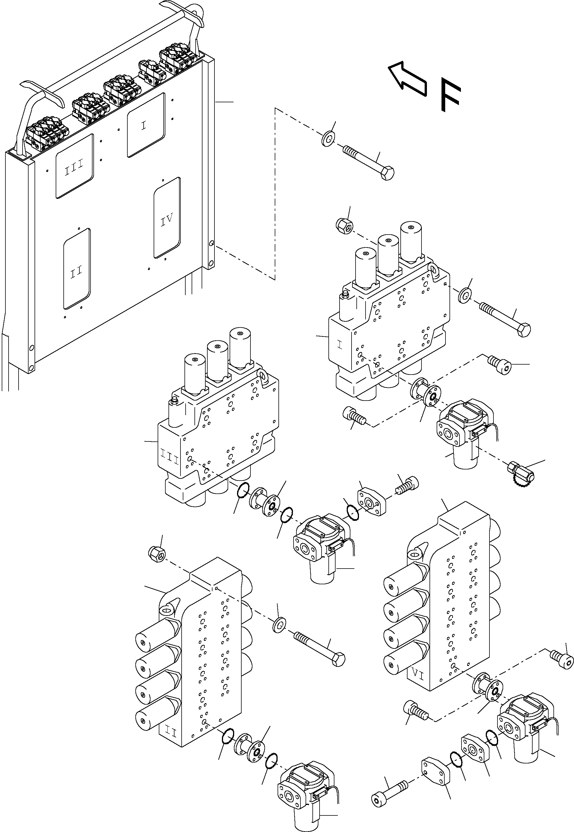 Excavators Mining Komatsu / PC4000-6 S/N 08153(g08153) / Control unit, mounting(355-1850a : 355-1850a)