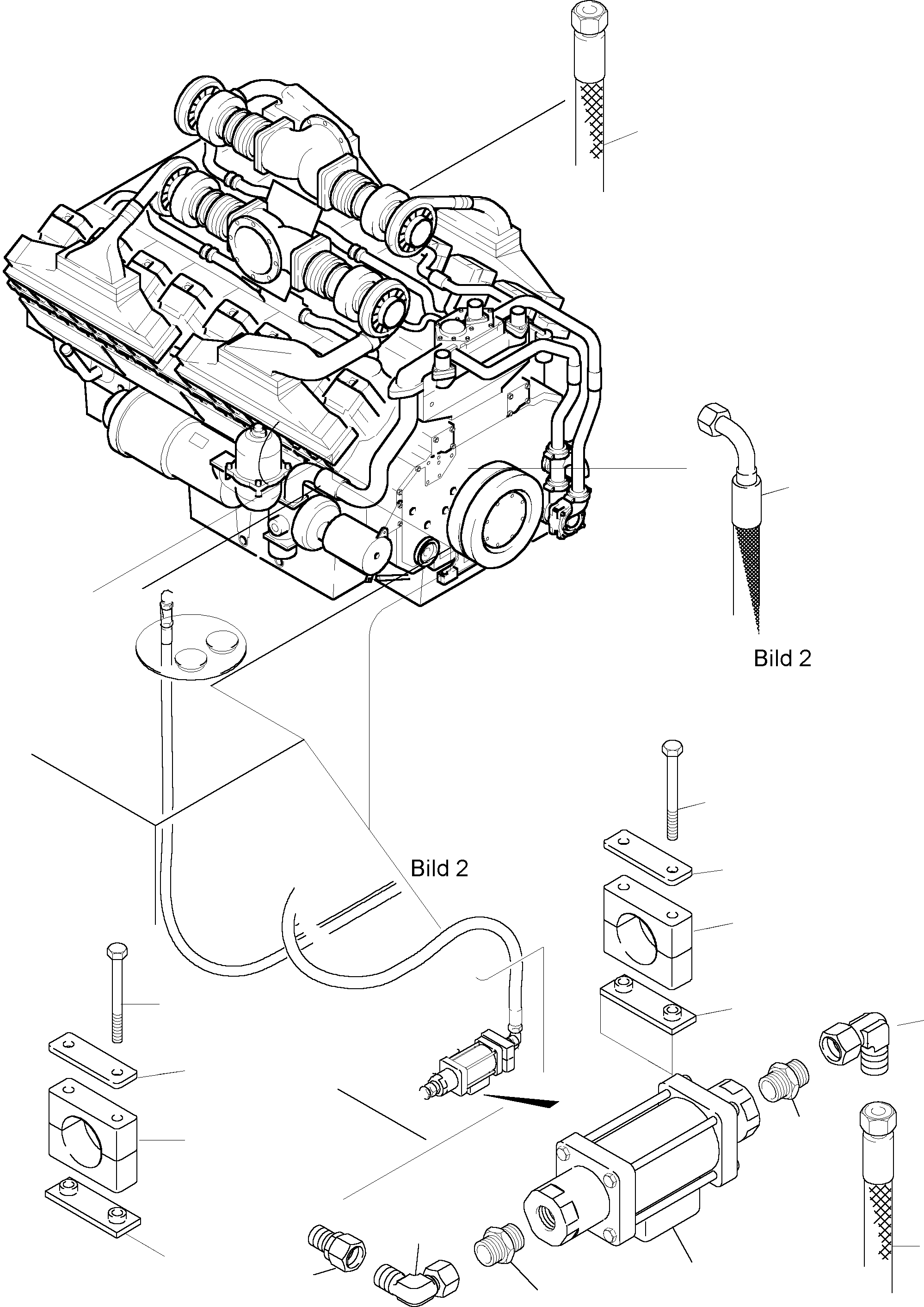 Excavators Mining Komatsu / PC4000-6 S/N 08153(g08153) / Fuel Lines(355-1285a : 355-1285a)