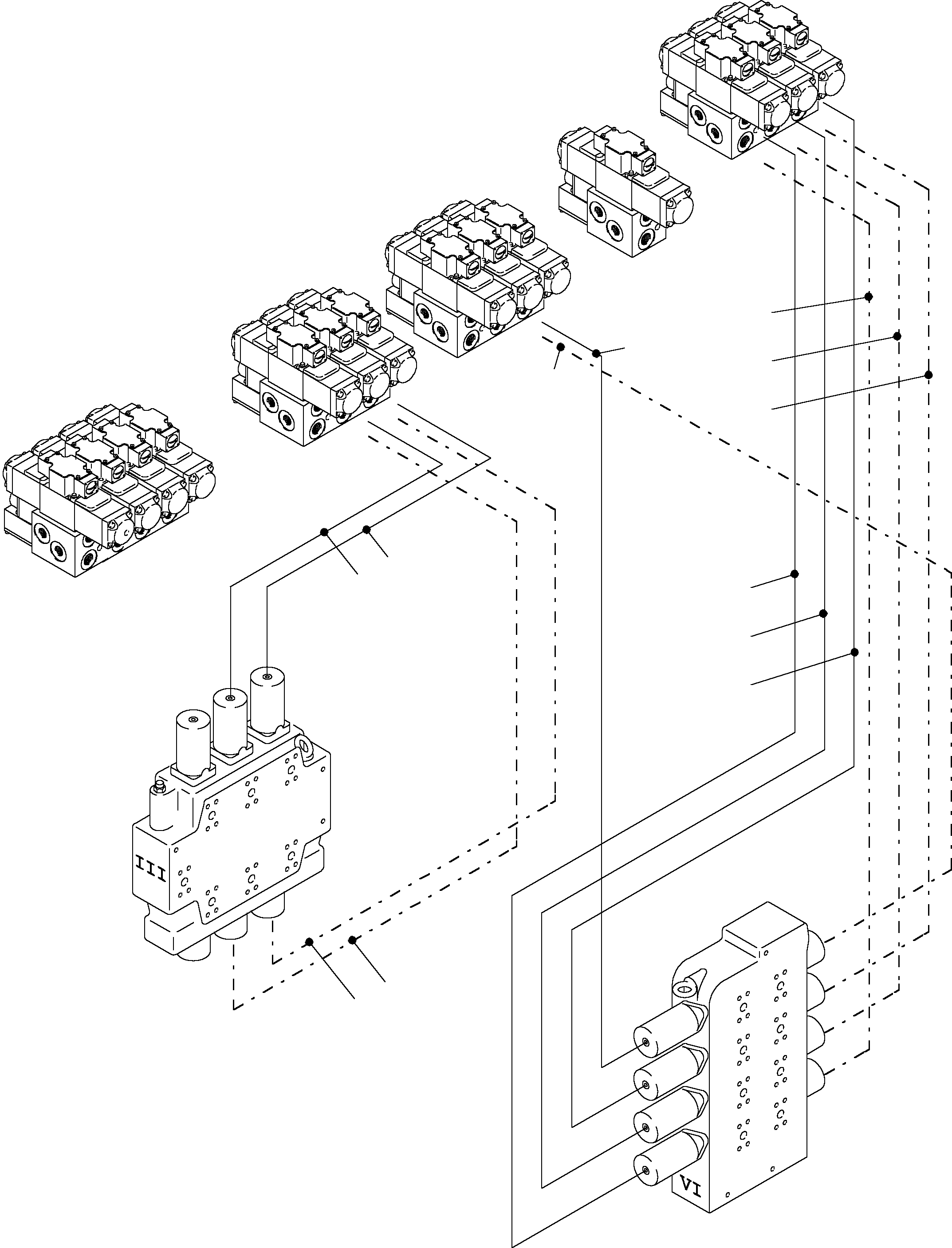 Excavators Mining Komatsu / PC4000-6 S/N 08153(g08153) / Remot Control Mainfold arr.(355-1848a : 355-1848a)