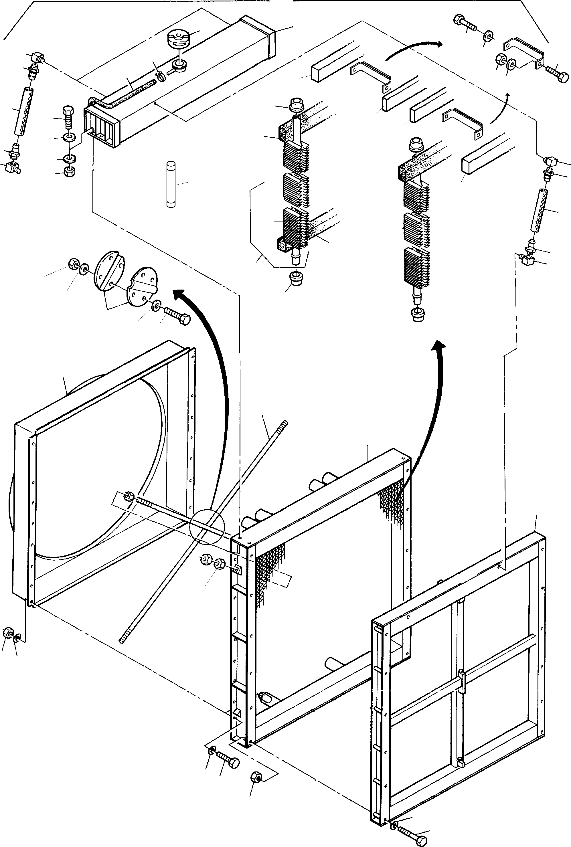 Excavators Mining Komatsu / PC4000-6 S/N 08153(g08153) / Radiator(991-0356 : 991-0356)