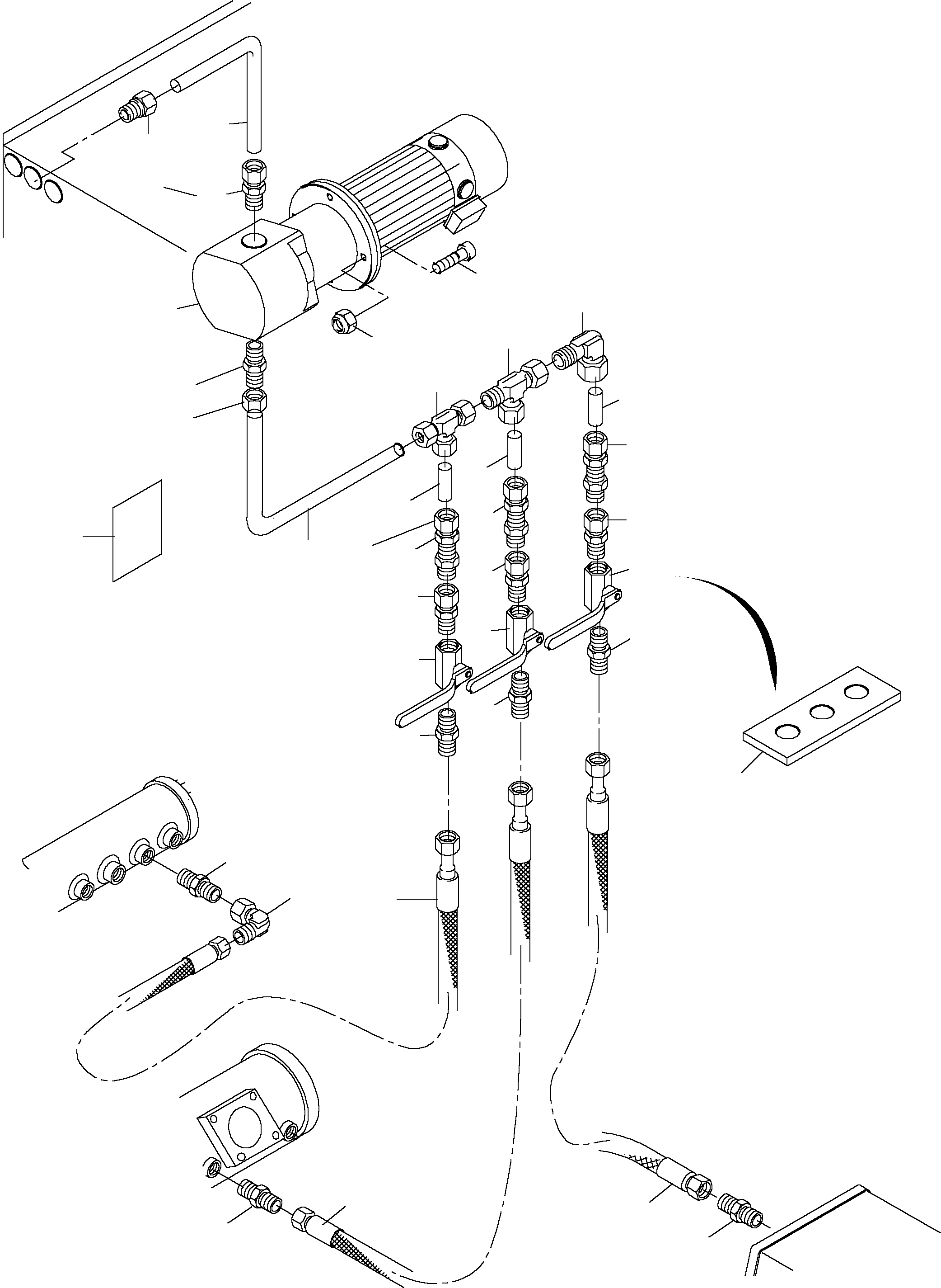 Excavators Mining Komatsu / PC4000-6 S/N 08154(g08154) / Transfusing Pump, Mounting(355-1805a : 355-1805a)