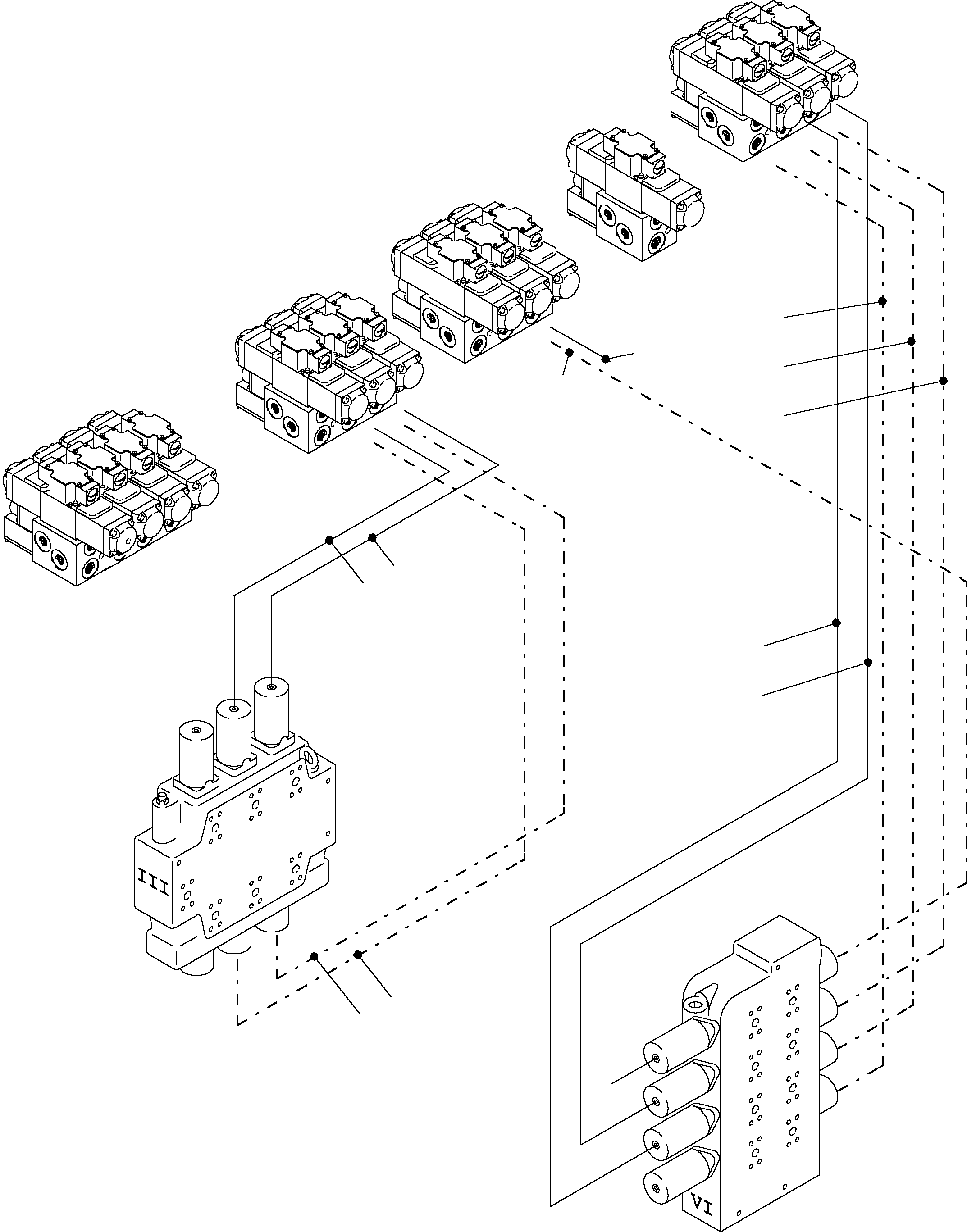 Excavators Mining Komatsu / PC4000-6 S/N 08154(g08154) / Remot Control Mainfold arr.(355-1848b : 355-1848b)