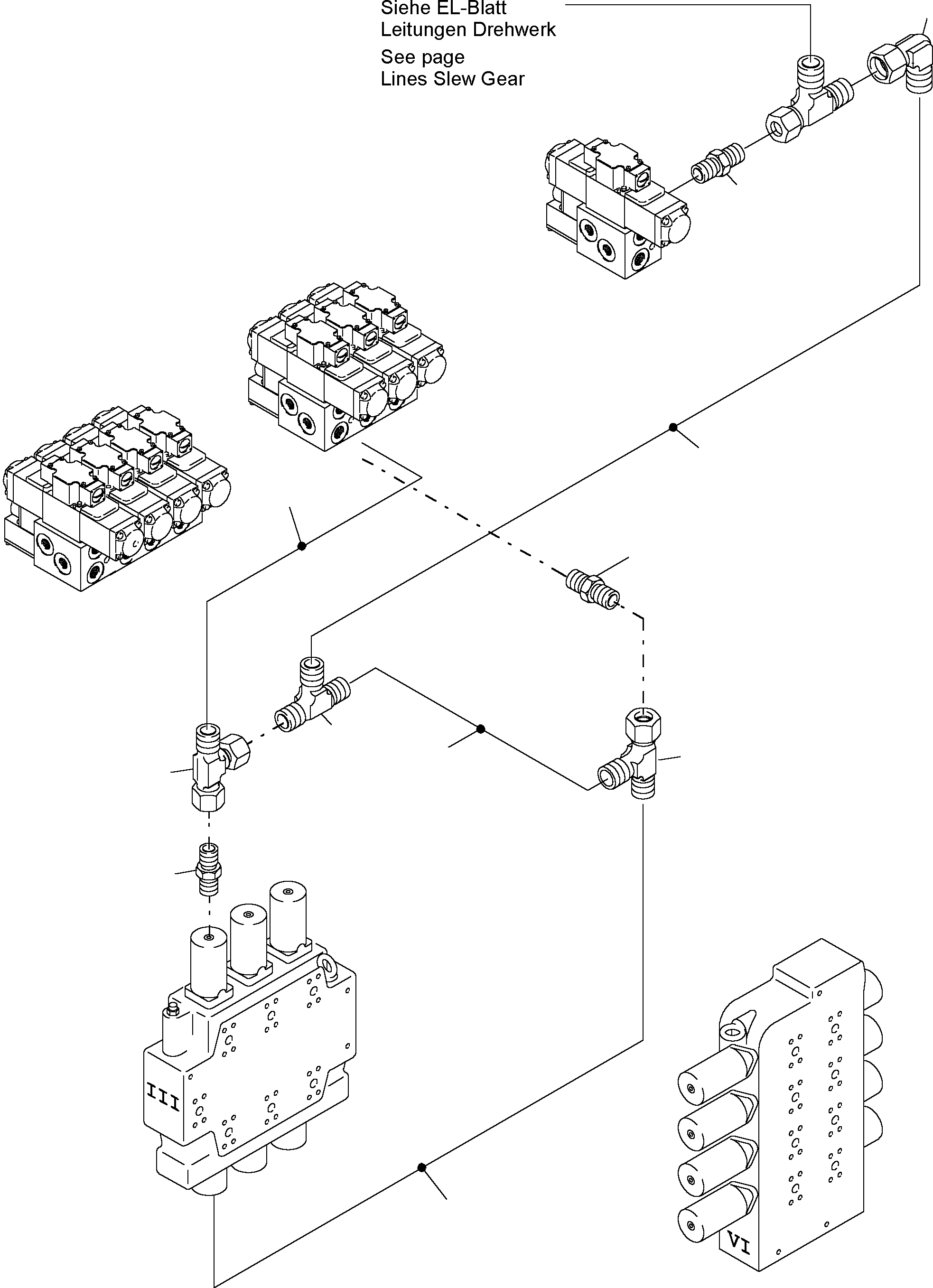 Excavators Mining Komatsu / PC4000-6 S/N 08154(g08154) / Remot Control Mainfold arr.(355-1848b : 355-1848b)
