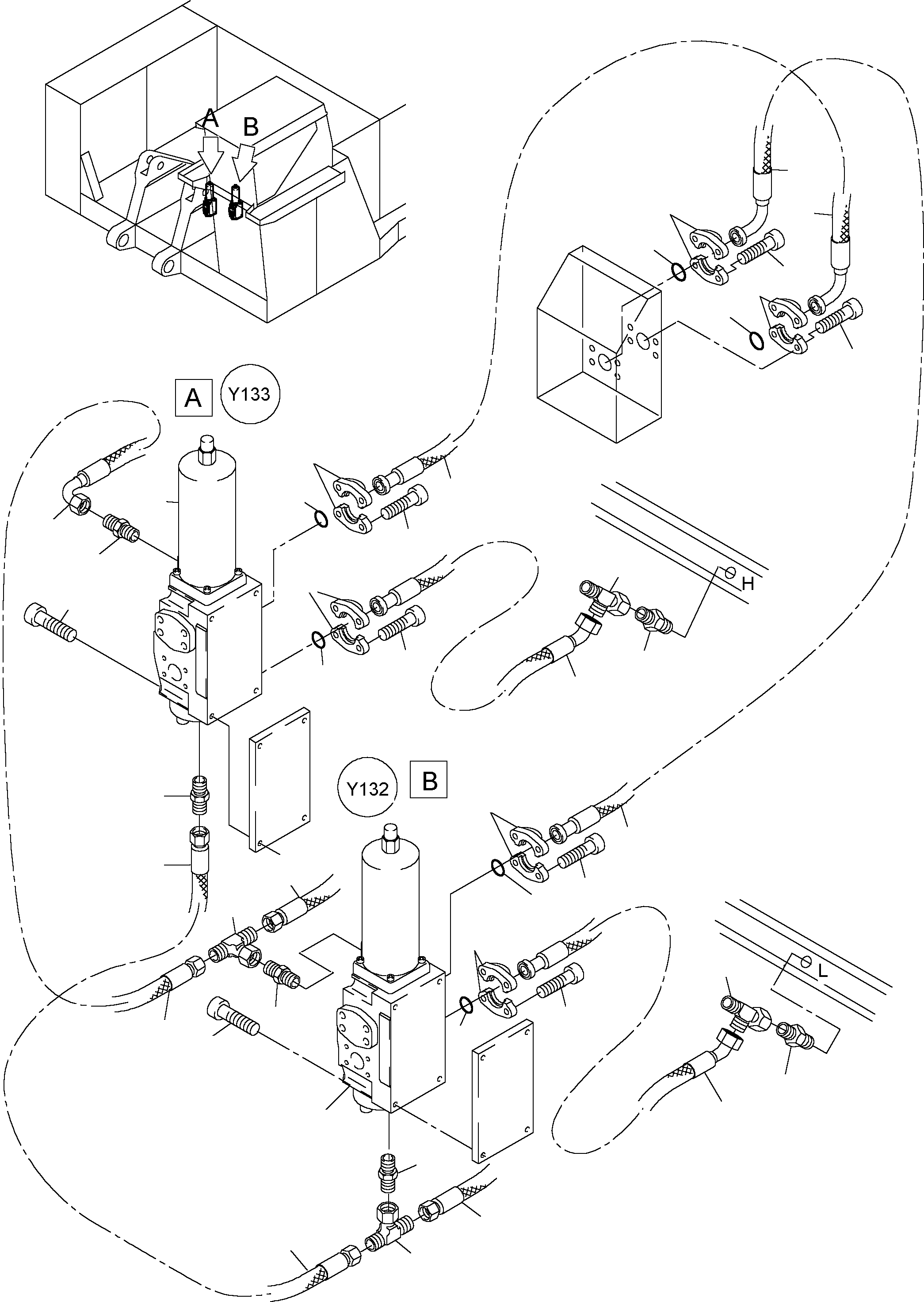 Excavators Mining Komatsu / PC4000-6 S/N 08161(g08161) / Float Position(355-1895b : 355-1895b)