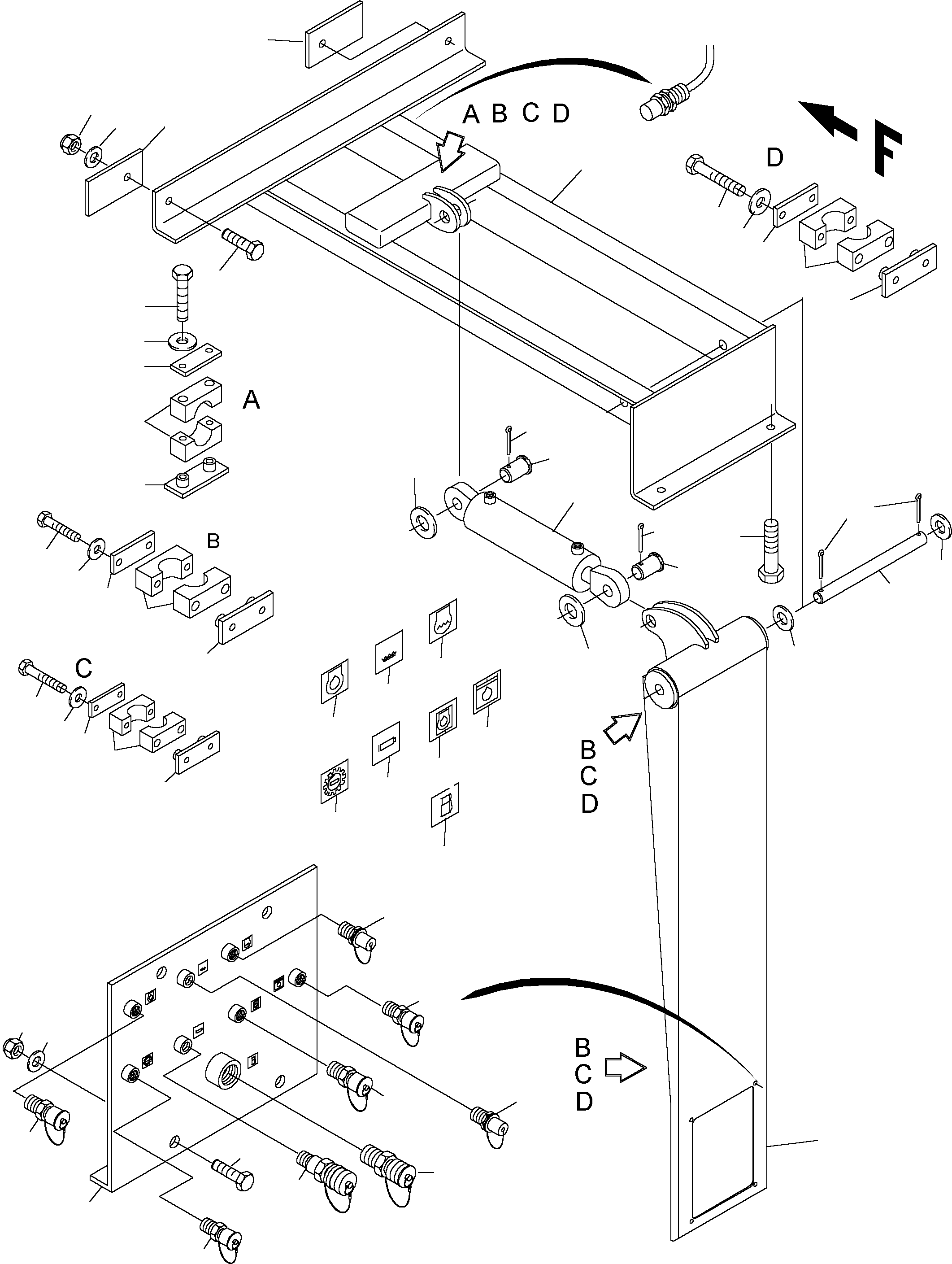 Komatsu parts book diagram for PC4000-6 S/N 08164: REFUELING EQUIPMENT