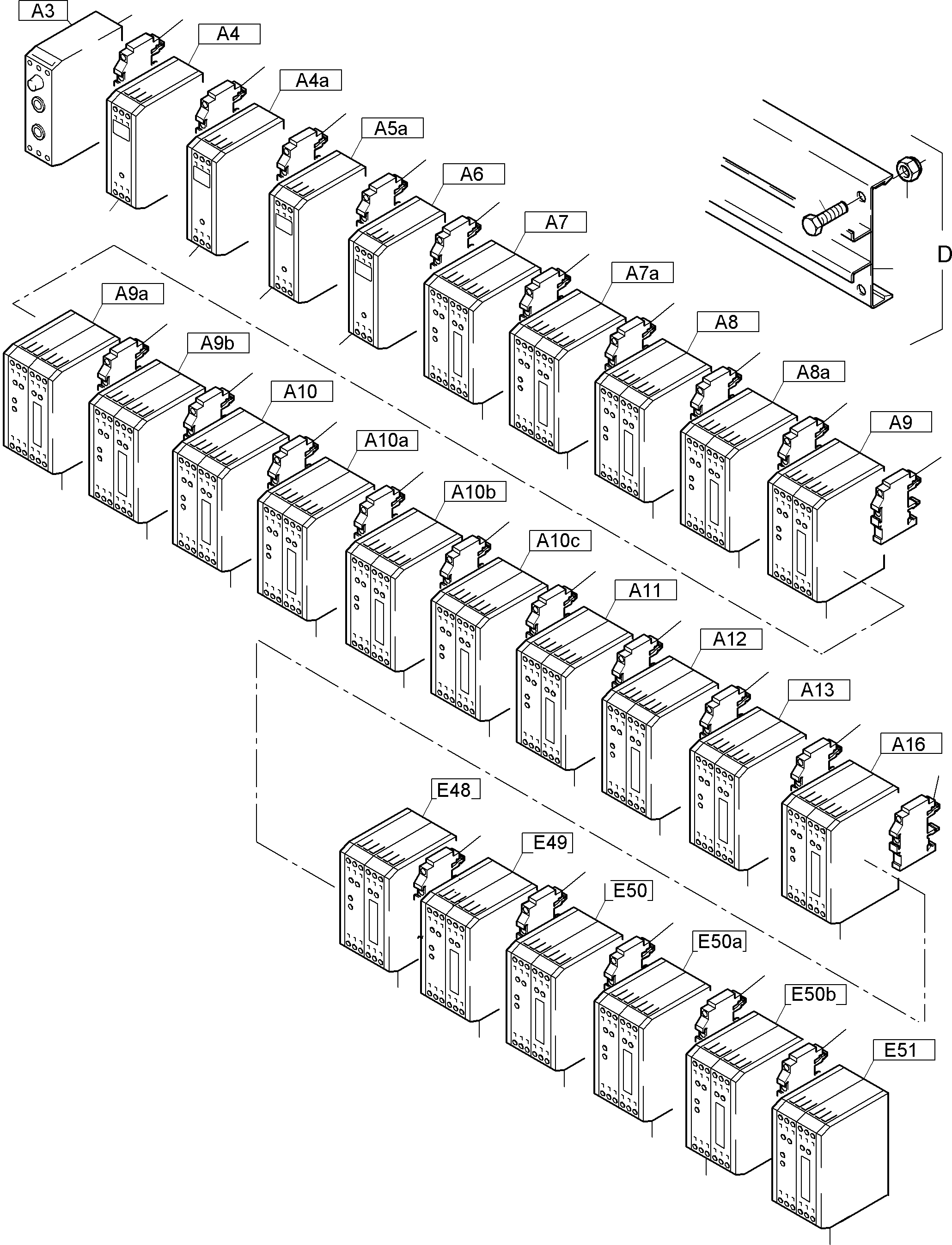 Komatsu parts book diagram for PC4000-6 S/N 08164: SWITCH FRAMING X2