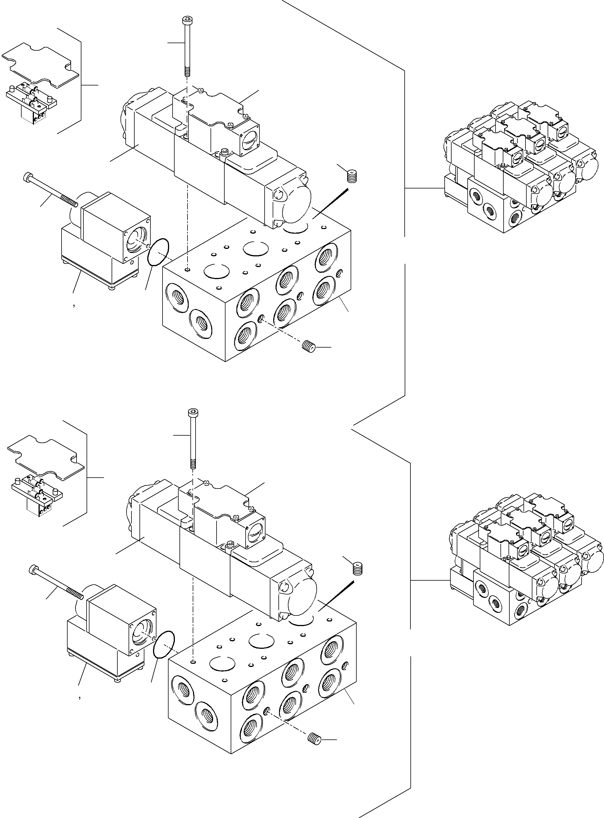 Komatsu parts book diagram for PC4000-6 S/N 08168: CONTROL PLATE