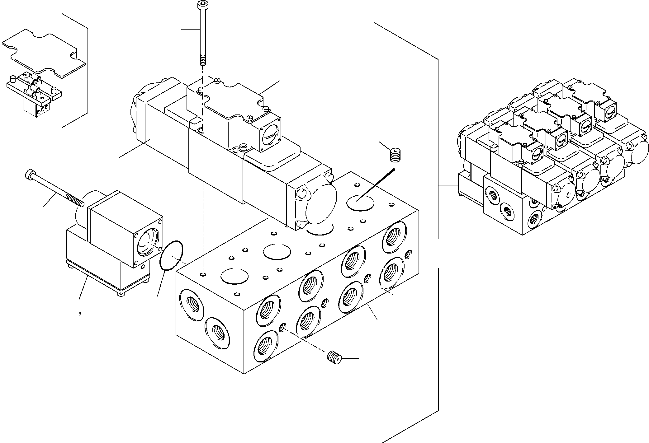 Komatsu parts book diagram for PC4000-6 S/N 08168: CONTROL PLATE
