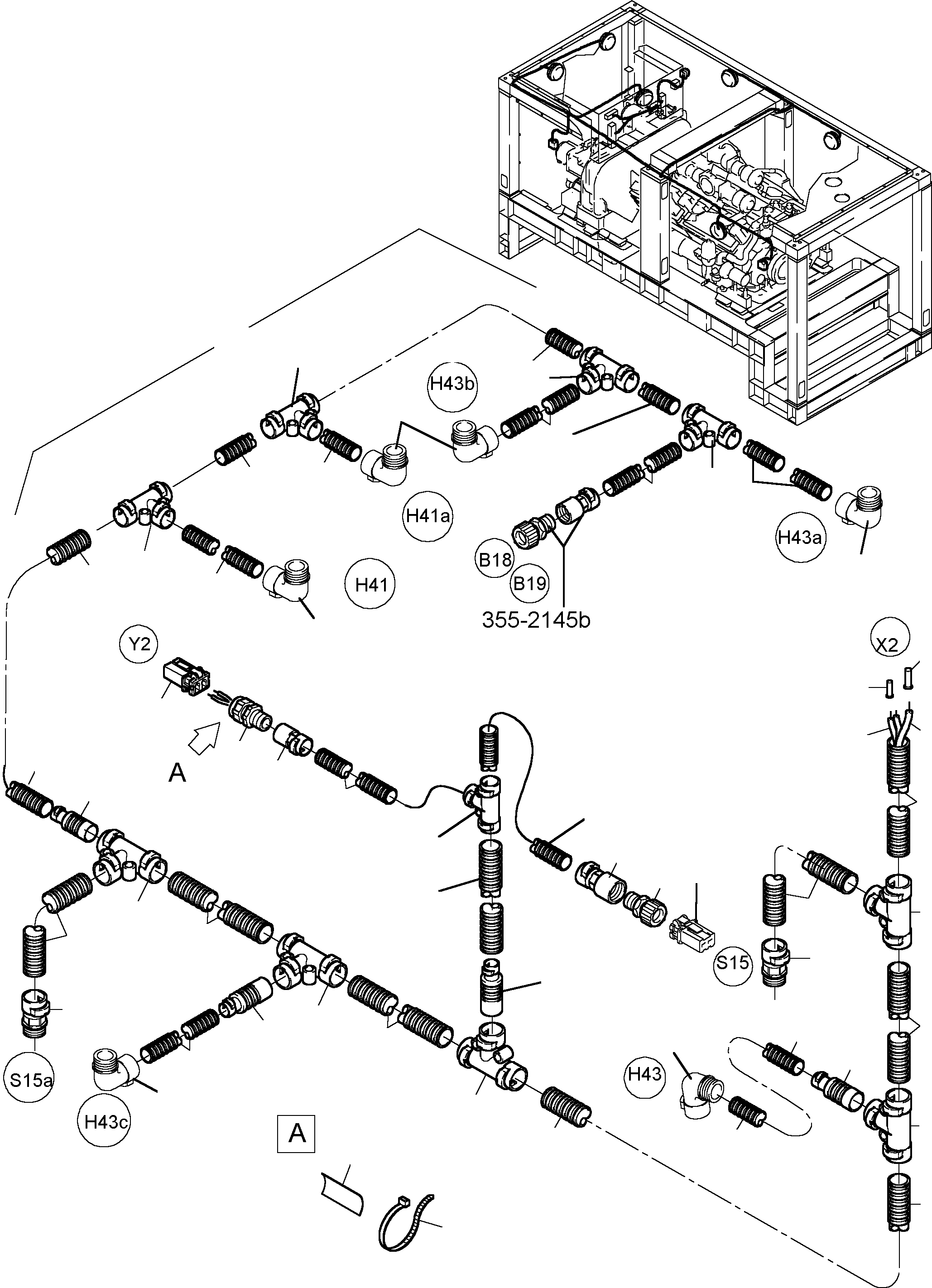 Komatsu parts book diagram for PC4000-6 S/N 08168: LIGHTING EQUIPMENT