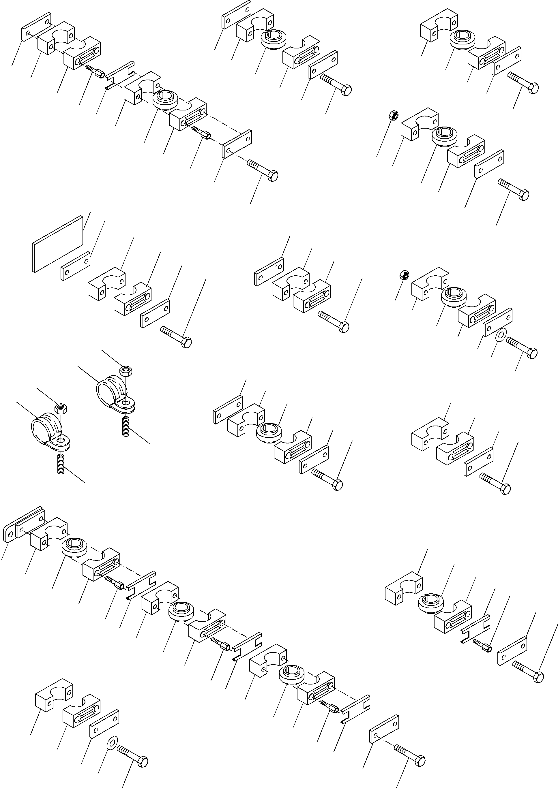 Komatsu parts book diagram for PC4000-6 S/N 08168: MOUNTING PARTS MACHINERY HOUSE