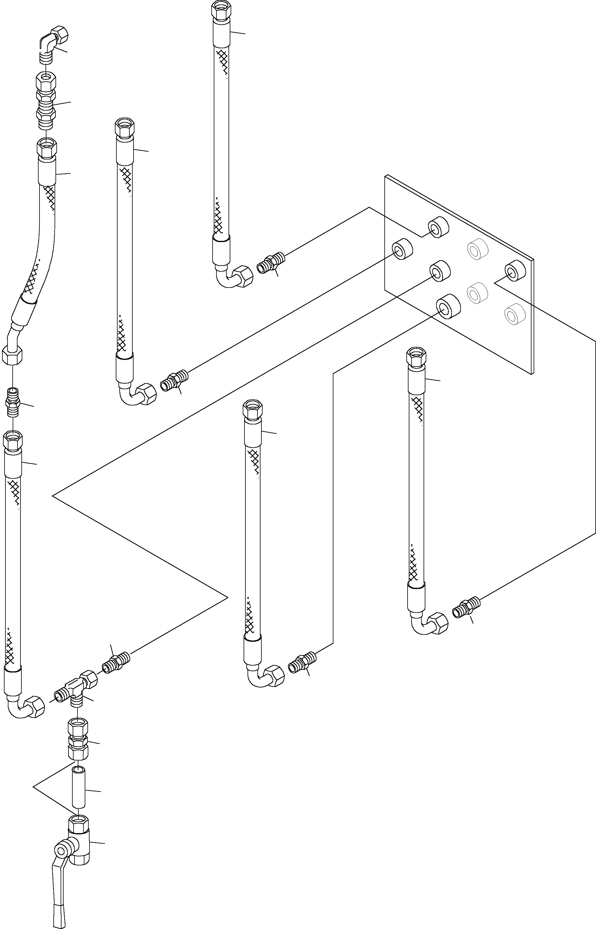 Komatsu parts book diagram for PC4000-6 S/N 08168: REFUELING EQUIPMENT