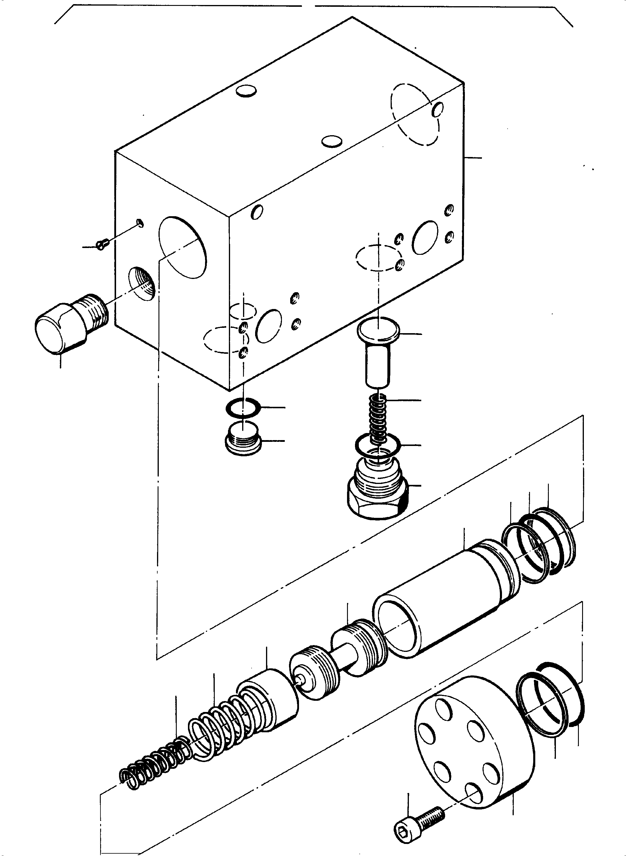 Komatsu parts book diagram for PC4000-6 S/N 08177: TRAVELLING GEAR BRAKE VALVE
