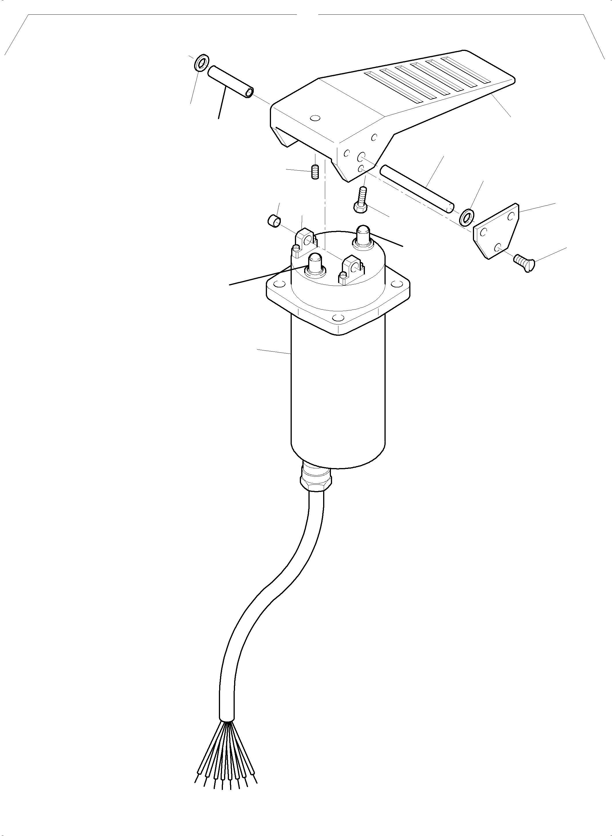 Komatsu parts book diagram for PC4000-6 S/N 08177: MANIPULATOR