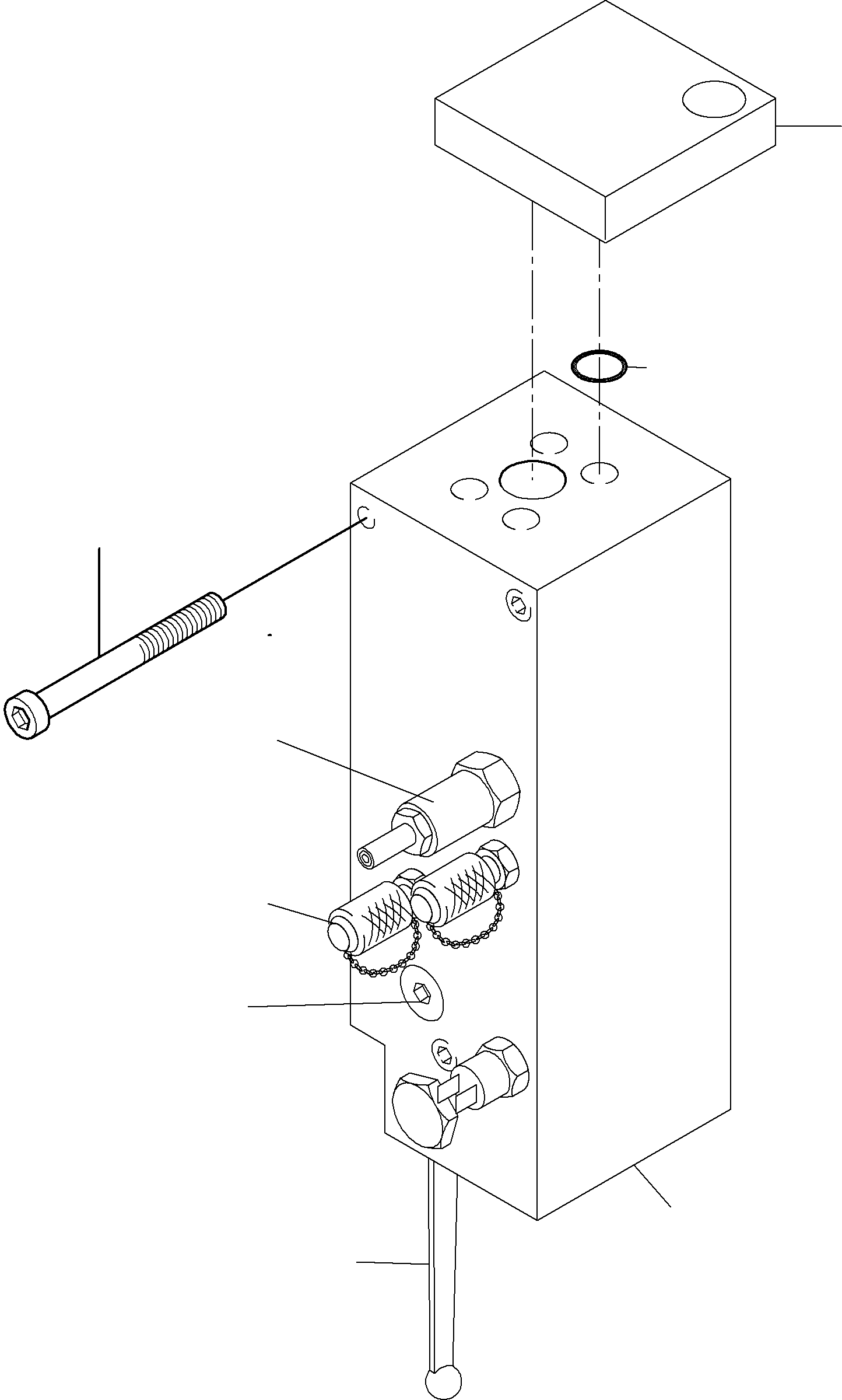 Komatsu parts book diagram for PC4000-6 S/N 08177: VALVE - LOAD LIMITATION