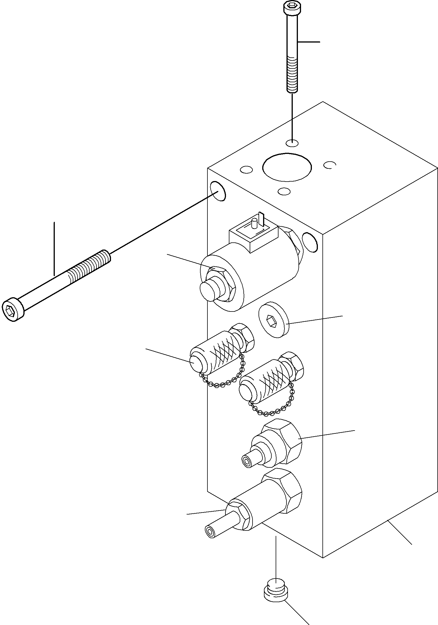 Komatsu parts book diagram for PC4000-6 S/N 08177: VALVE - TRAVELLING GEAR