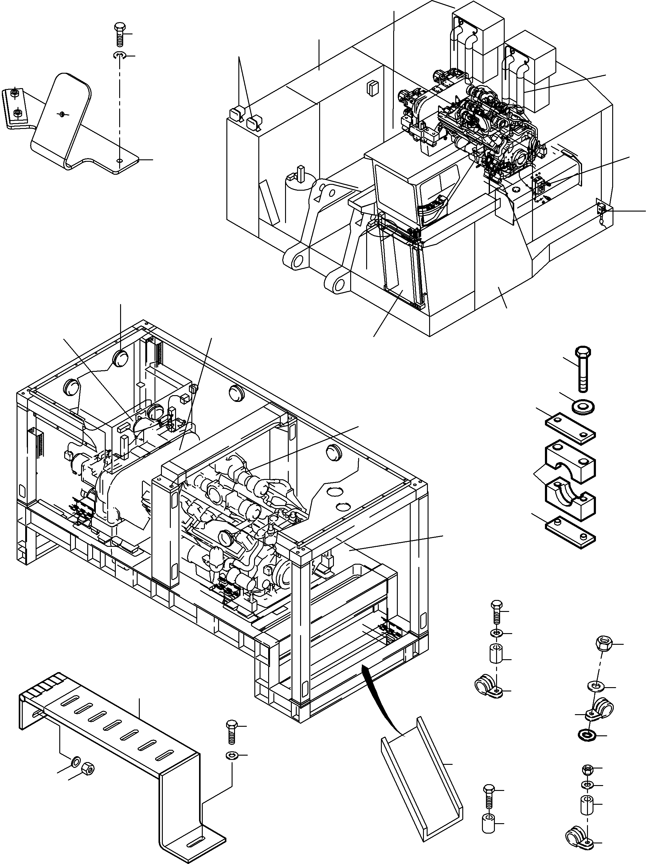 Komatsu parts book diagram for PC4000-6 S/N 08177: ELECTRIC EQUIPMENT
