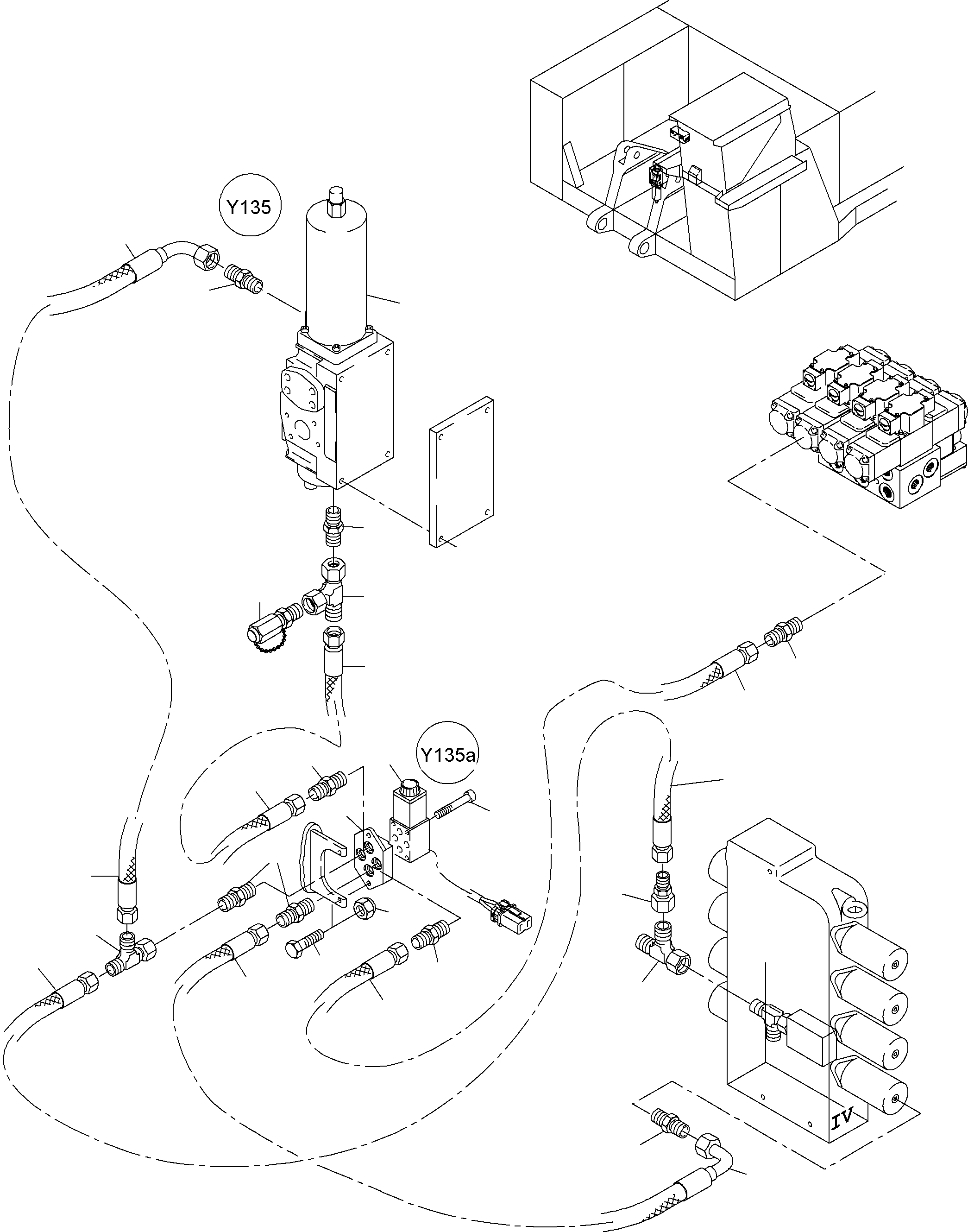 Komatsu parts book diagram for PC4000-6 S/N 08177: ADDITION PART FLOAT POSITION (BHE)