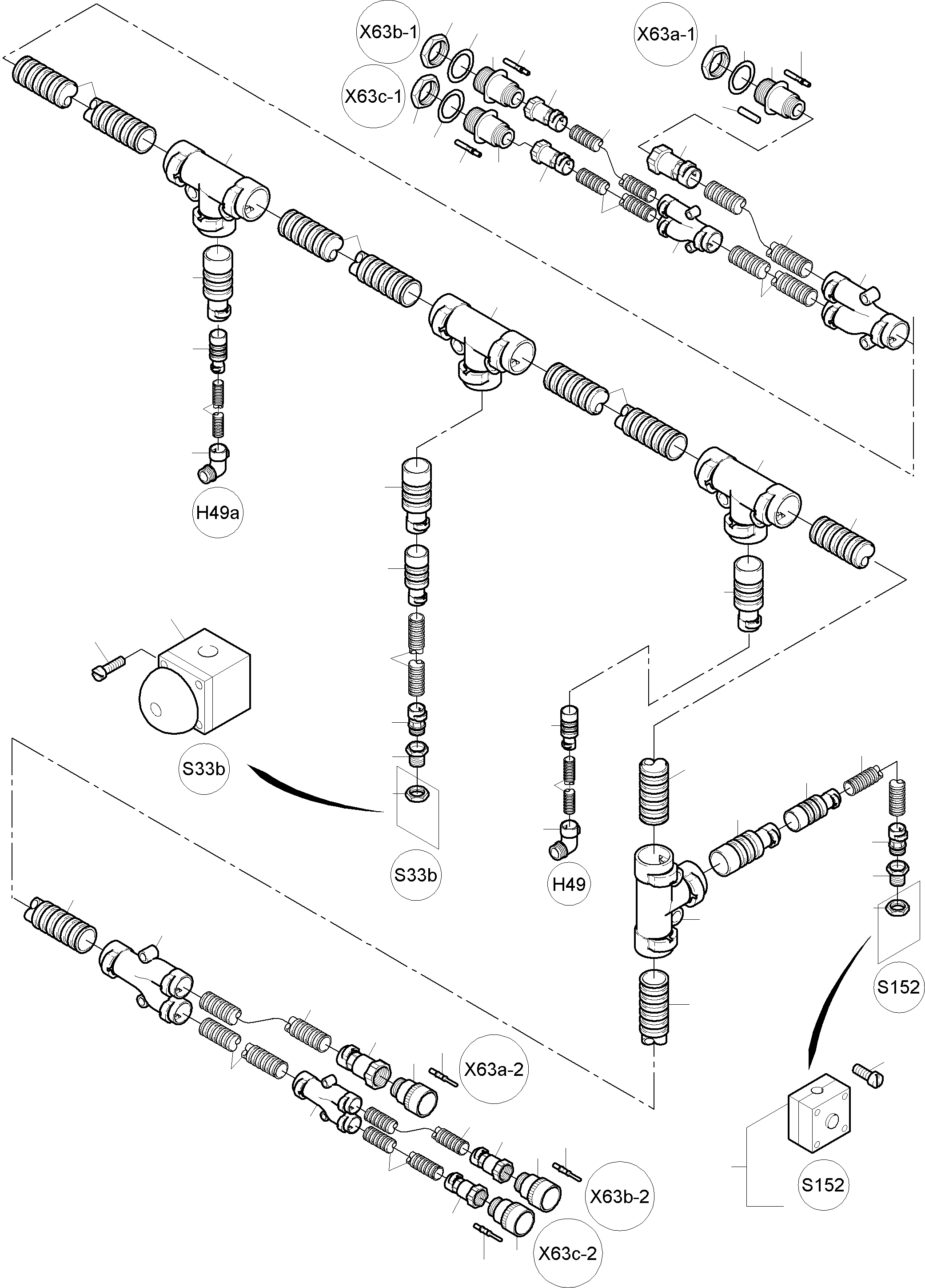 Excavators Mining Komatsu / PC4000-6 S/N 08179(g08179) / Cables - Oil Tank and Switch(355-2138 : 355-2138)