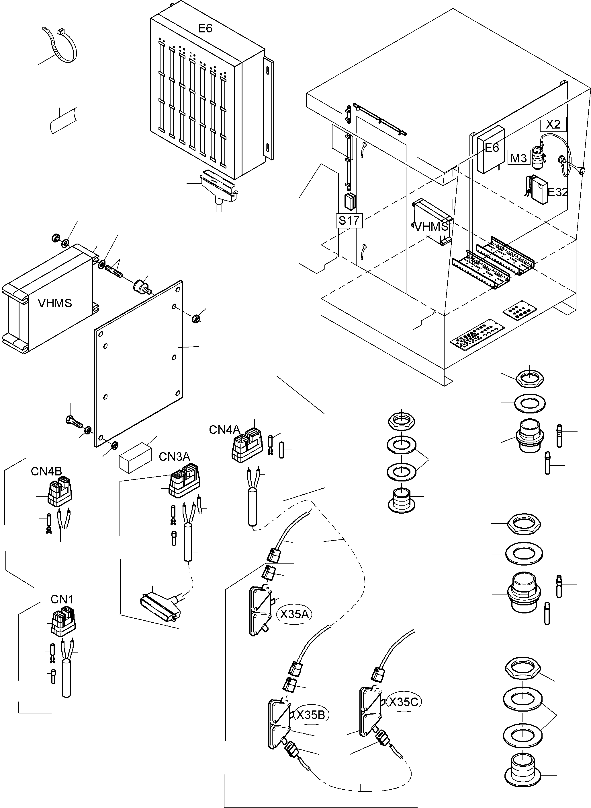Excavators Mining Komatsu / PC4000-6 S/N 08179(g08179) / Electric - Cab Support(355-2134a : 355-2134a)